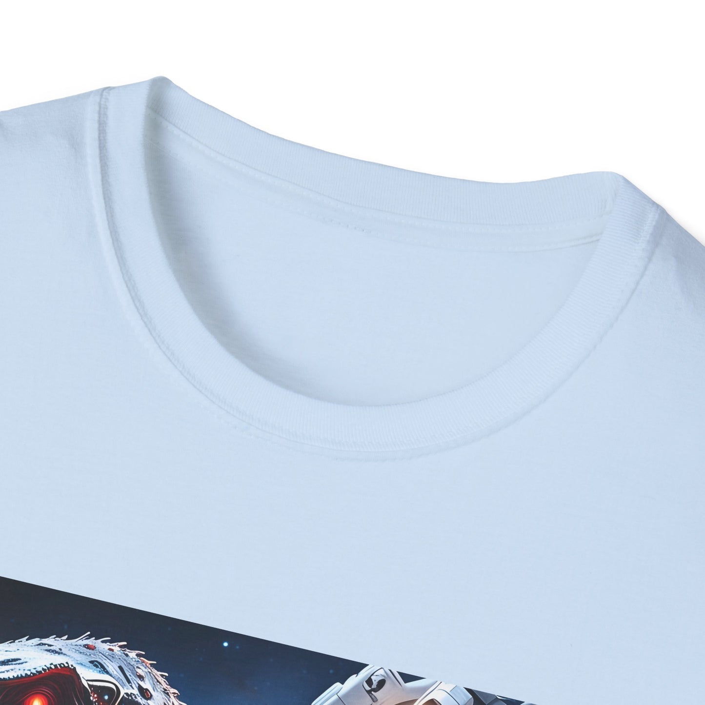Space Dinosaur Unisex Softstyle T-Shirt, Fun Gift for Kids, Science Fiction Tee, Unique Graphic Shirt, Cool Outfit for Parties, t-shirt, tshirt, png