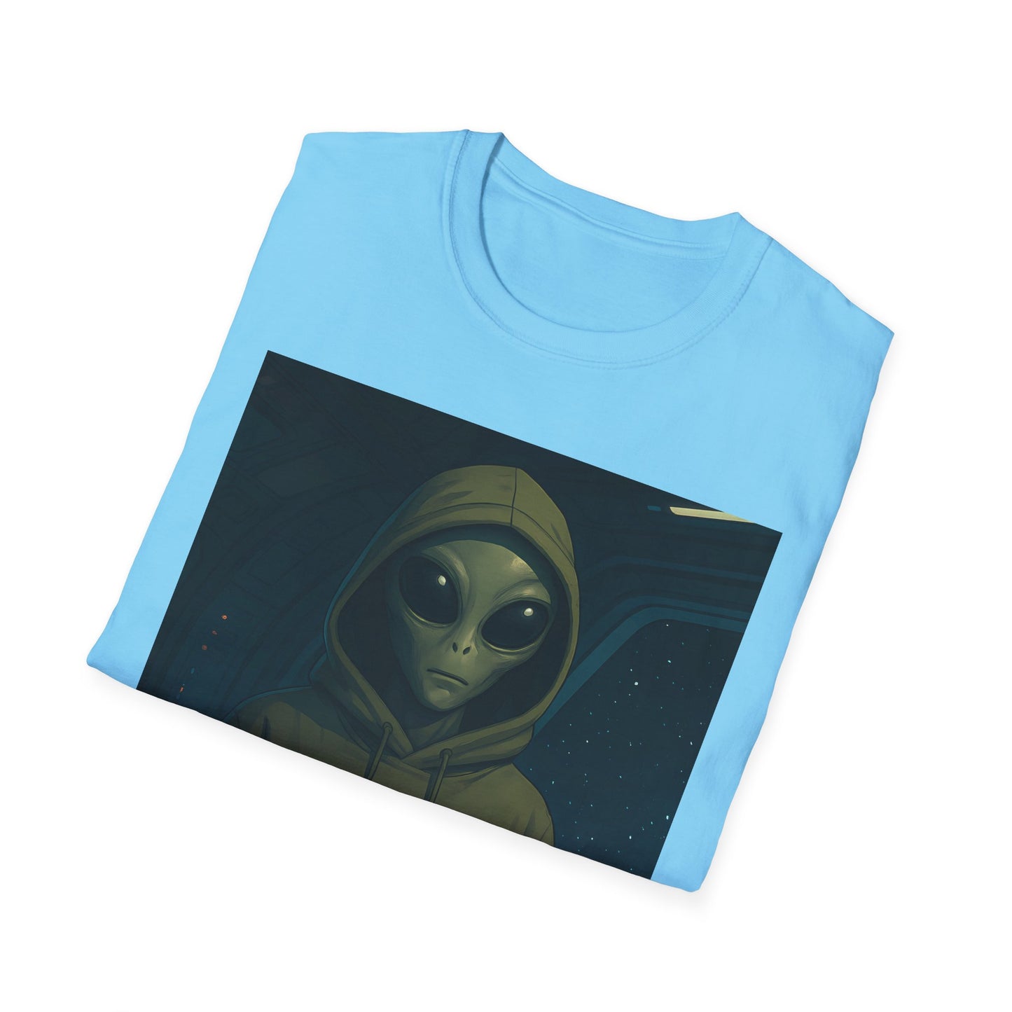 Humans Are Not Real, Alien Humor Unisex T-Shirt, Funny Graphic Tee, Space Lover Gift, Casual Wear, Gift for Nerds, Quirky Statement Shirt