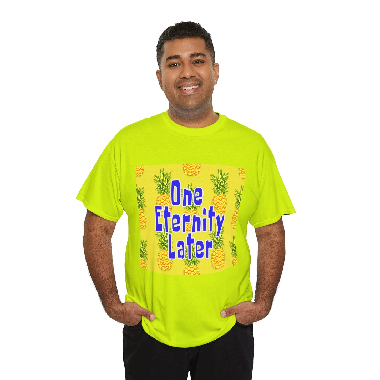One Eternity Later, Unisex Heavy Cotton Tee, SpongeBob, cartoons, t-shirt, t-shirts, tshirt, png, funny, kids, GraphicTees