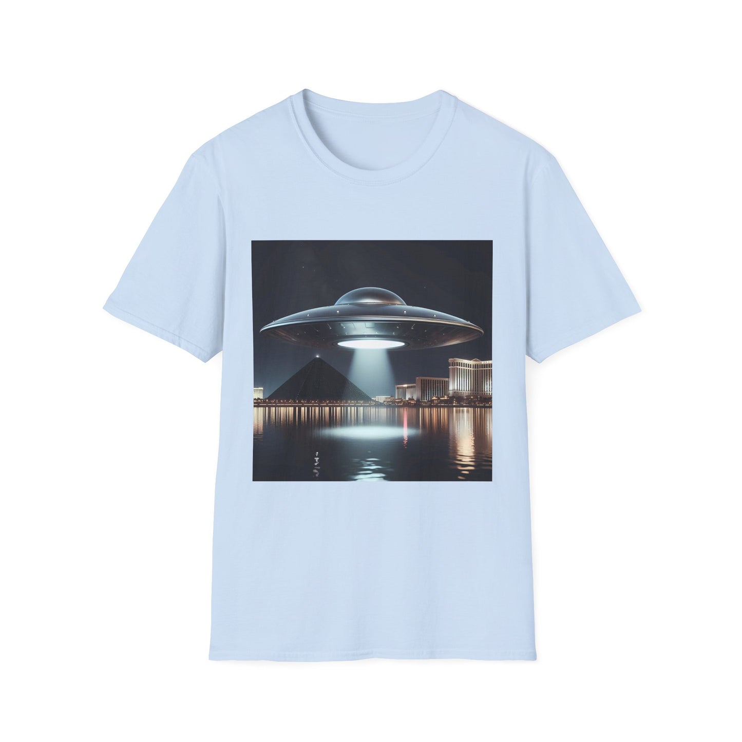 Vintage UFO Graphic Unisex T-Shirt, Retro Tee for Sci-Fi Lovers, Gift for Space Enthusiasts, Cool Alien Design, Unique Casual Wear