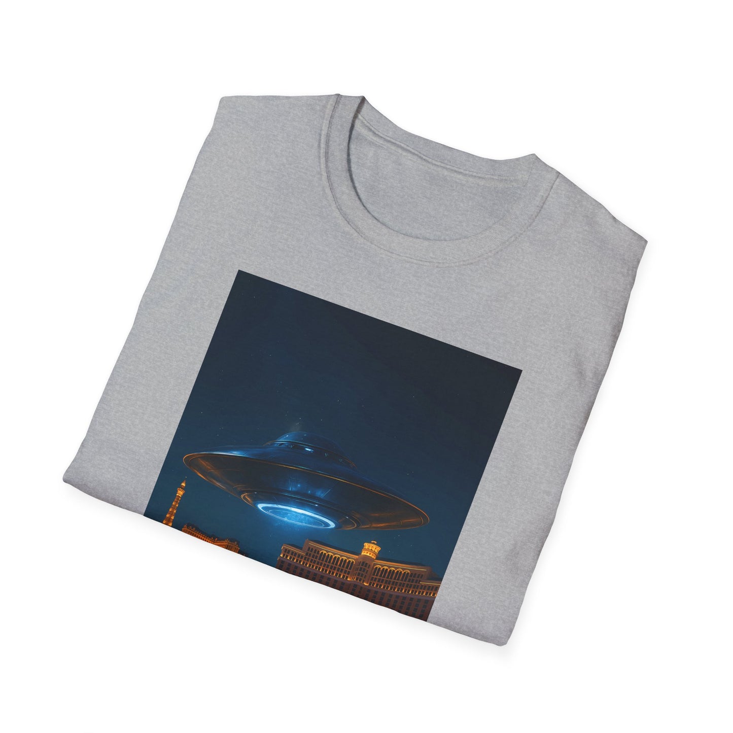 Mysterious UFO Over Vegas Unisex T-Shirt