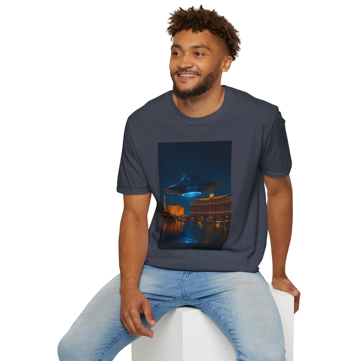 Mysterious UFO Over Vegas Unisex T-Shirt