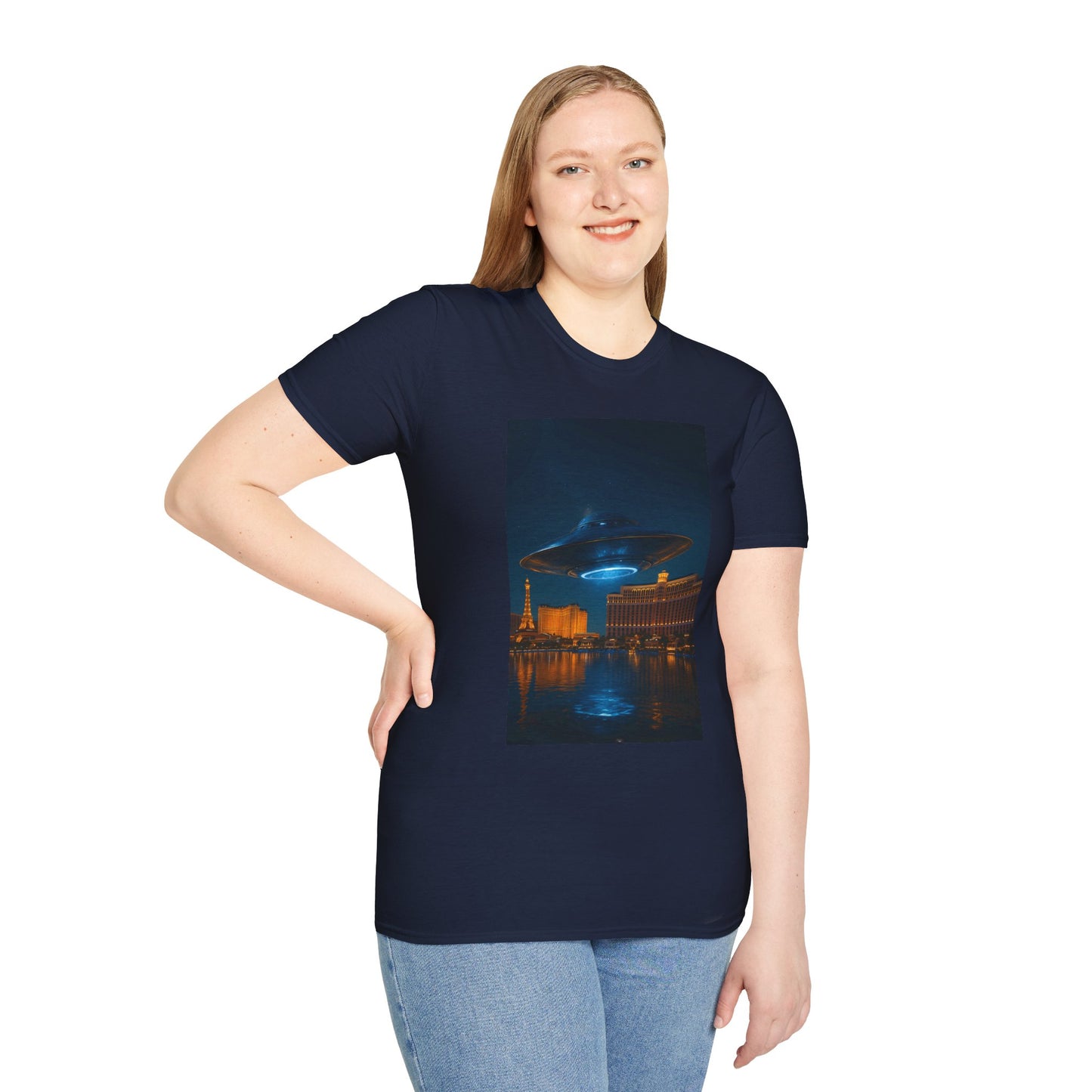 Mysterious UFO Over Vegas Unisex T-Shirt