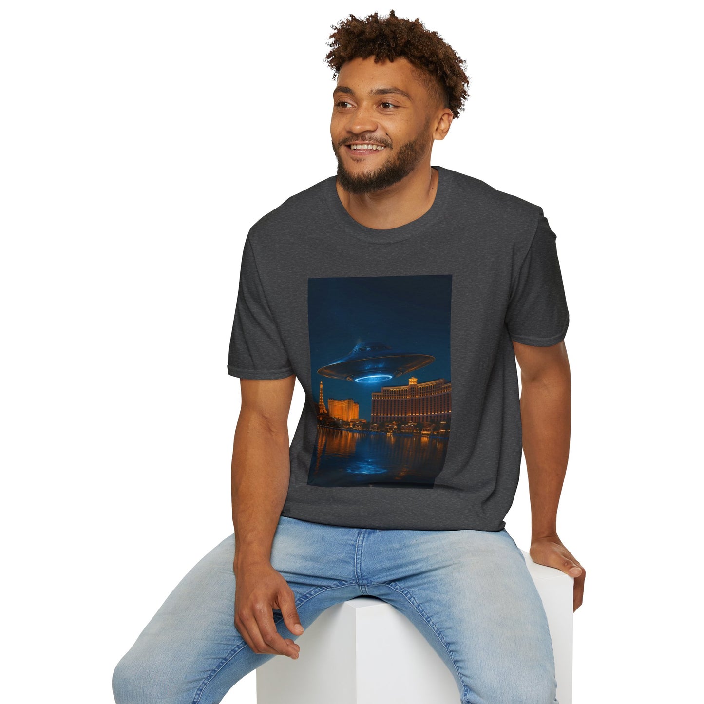 Mysterious UFO Over Vegas Unisex T-Shirt