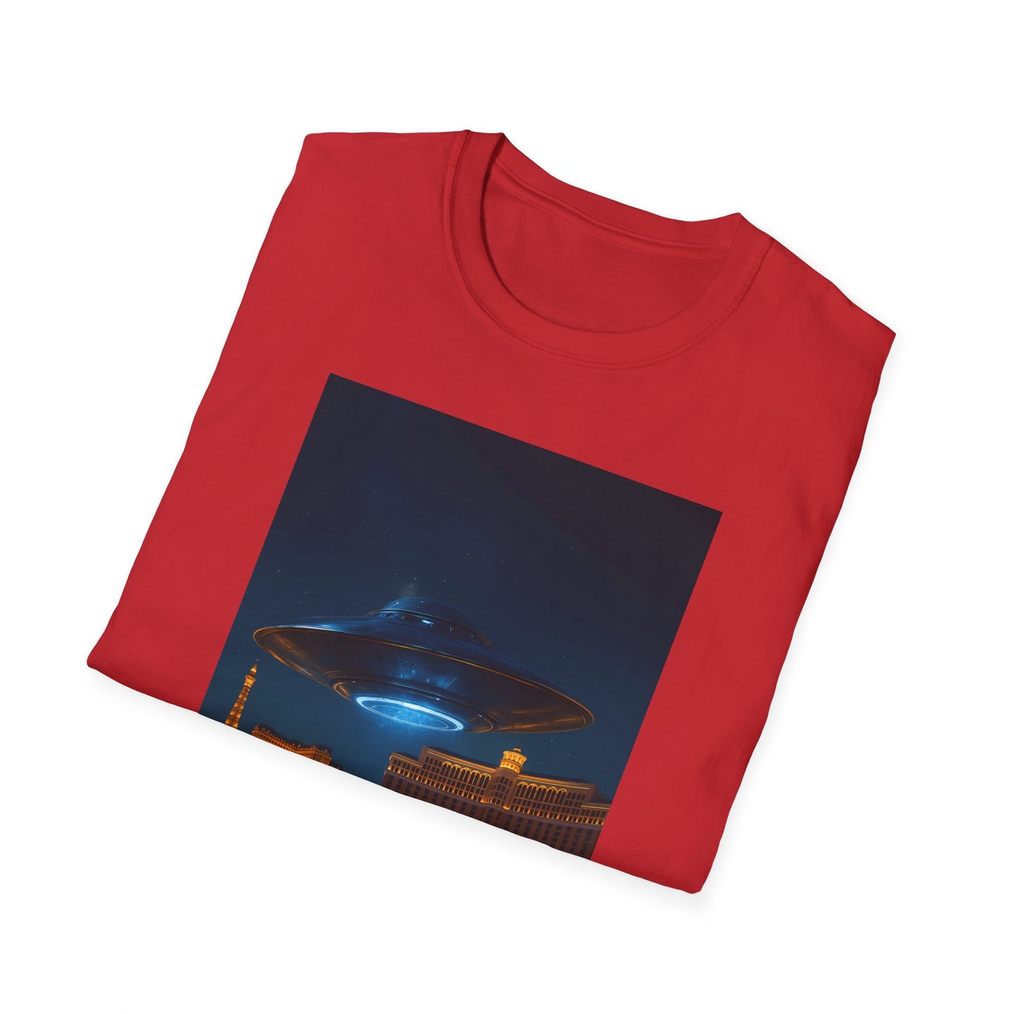 Mysterious UFO Over Vegas Unisex T-Shirt