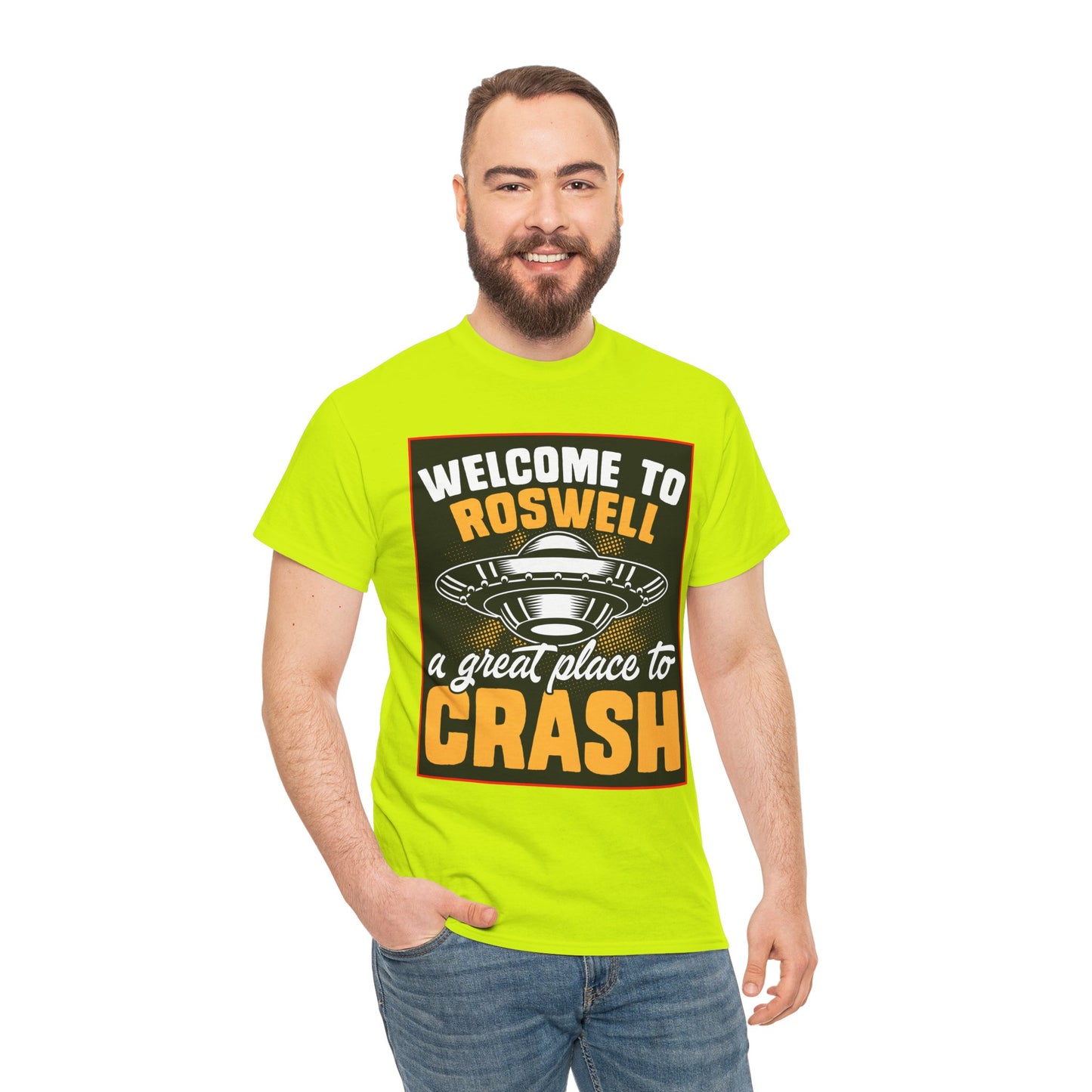 Roswell, UFO, Unisex Heavy Cotton Tee, graphic design, png, t-shirts, t-shirt, tshirts