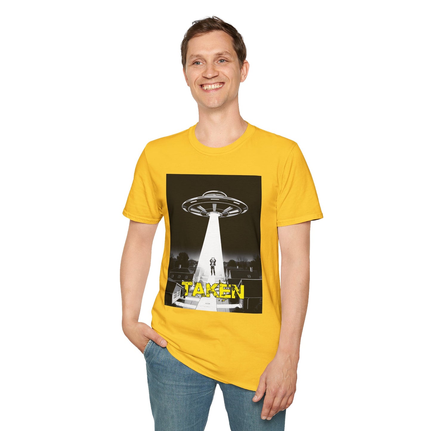 Taken 2, Alien Abduction, T-Shirt, UFO Lovers Tee, Sci-Fi Graphic, Unisex Casual Wear, Gift for Space Enthusiasts, graphic tees, t-shirts
