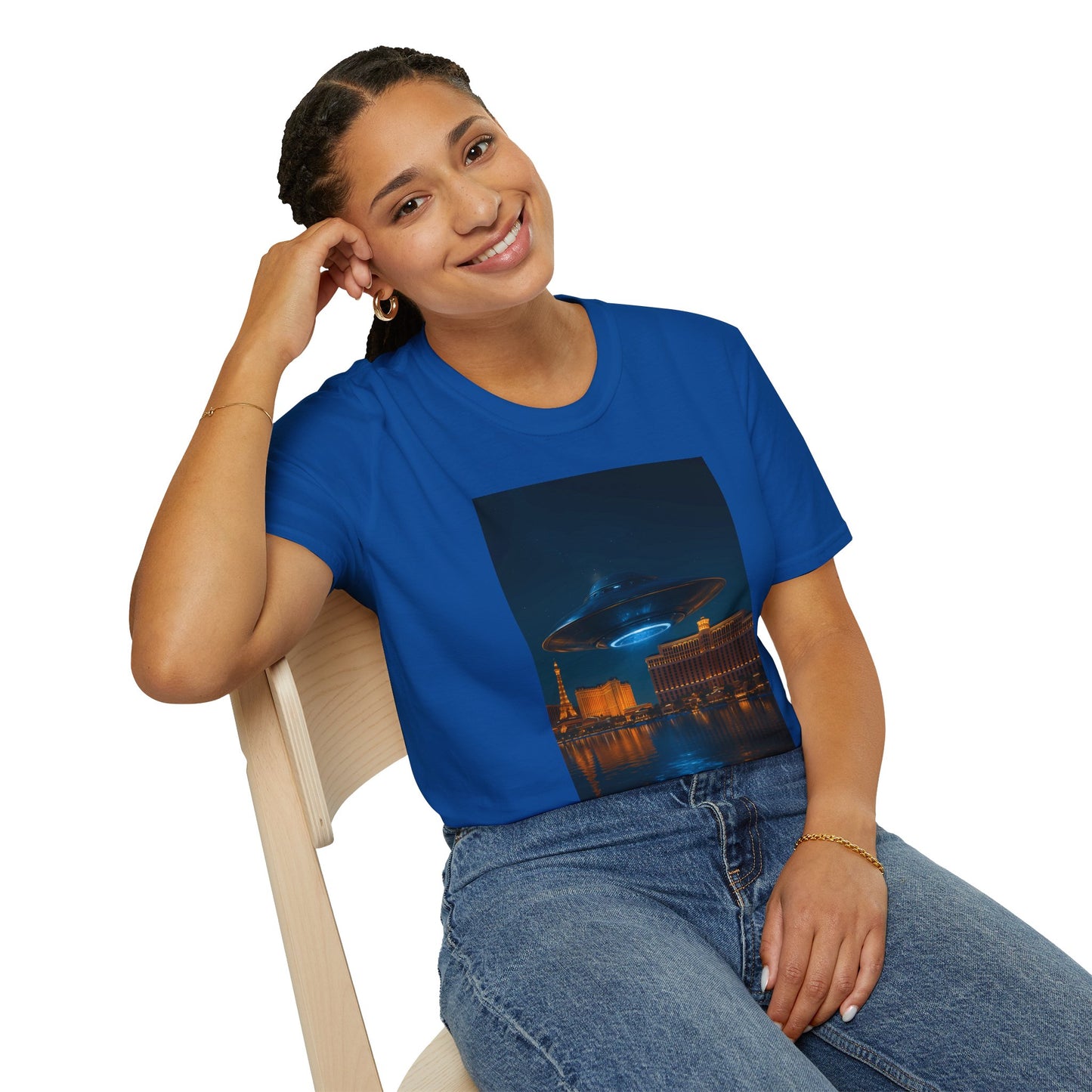 Mysterious UFO Over Vegas Unisex T-Shirt
