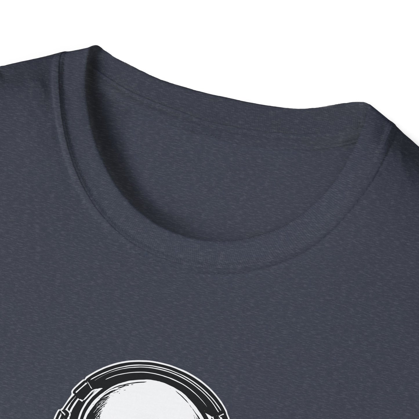 DJ Alien Graphic T-Shirt | Unisex Softstyle Tee for Music Lovers, Gifts for DJs, Cool Casual Wear, Festival Apparel, Unique Alien Design