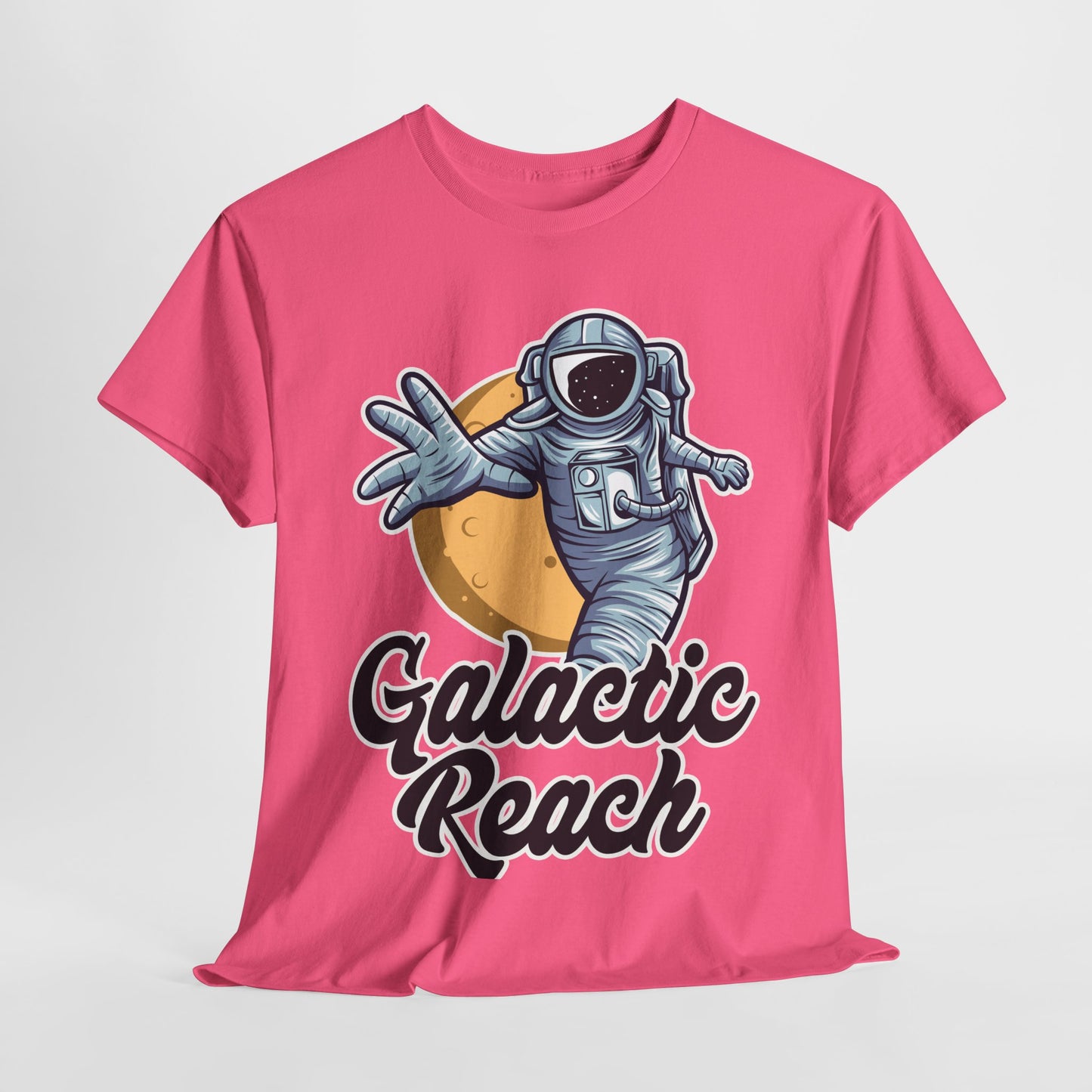 Galactic Reach, Astronaut, Unisex Heavy Cotton Tee, Express Delivery available, graphic design, png