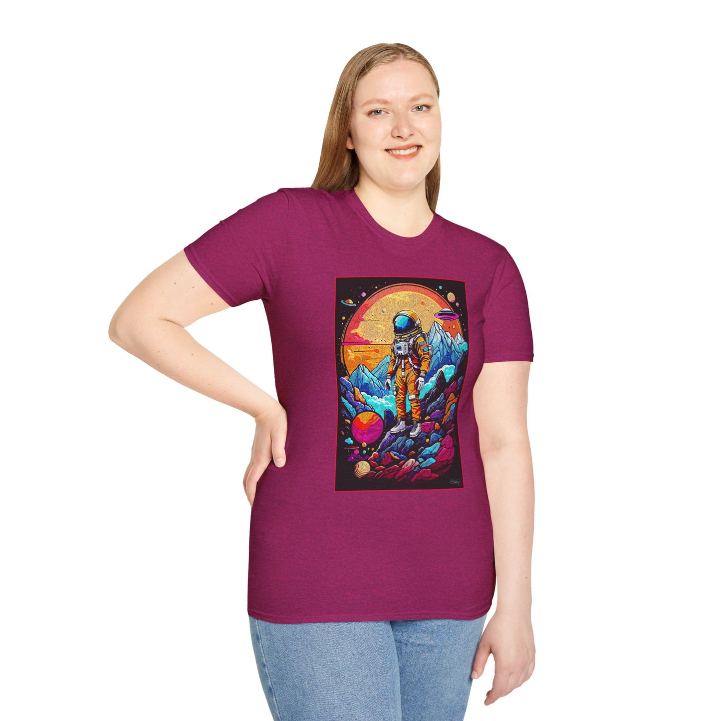 Astronaut Adventure T-Shirt | Cosmic Space Tee, Unisex Graphic Shirt, Gift for Space Lovers, Festival Wear, Outer Space Design
