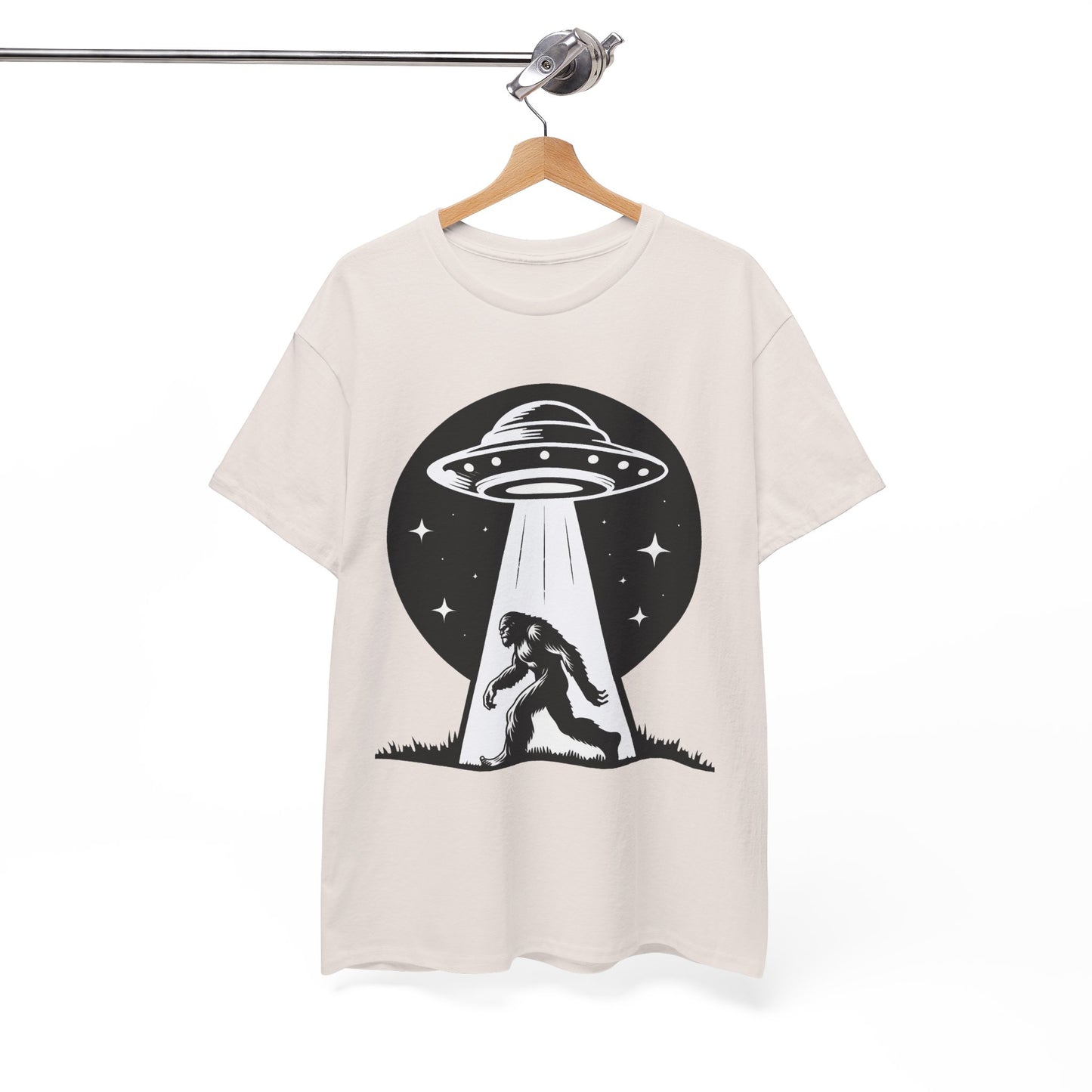 Bigfoot UFO Unisex Tee Graphic Design T-Shirt, GraphicTees, png, sublimation