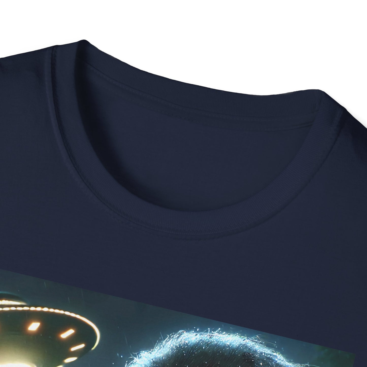 Bigfoot UFO Unisex T-Shirt, Funny Graphic Tee, Gift for Alien Lovers, Unique Summer Shirt, Casual Everyday Wear, t-shirt, tshirts, party