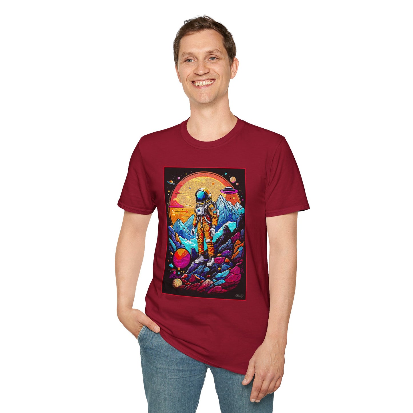 Astronaut Adventure T-Shirt | Cosmic Space Tee, Unisex Graphic Shirt, Gift for Space Lovers, Festival Wear, Outer Space Design