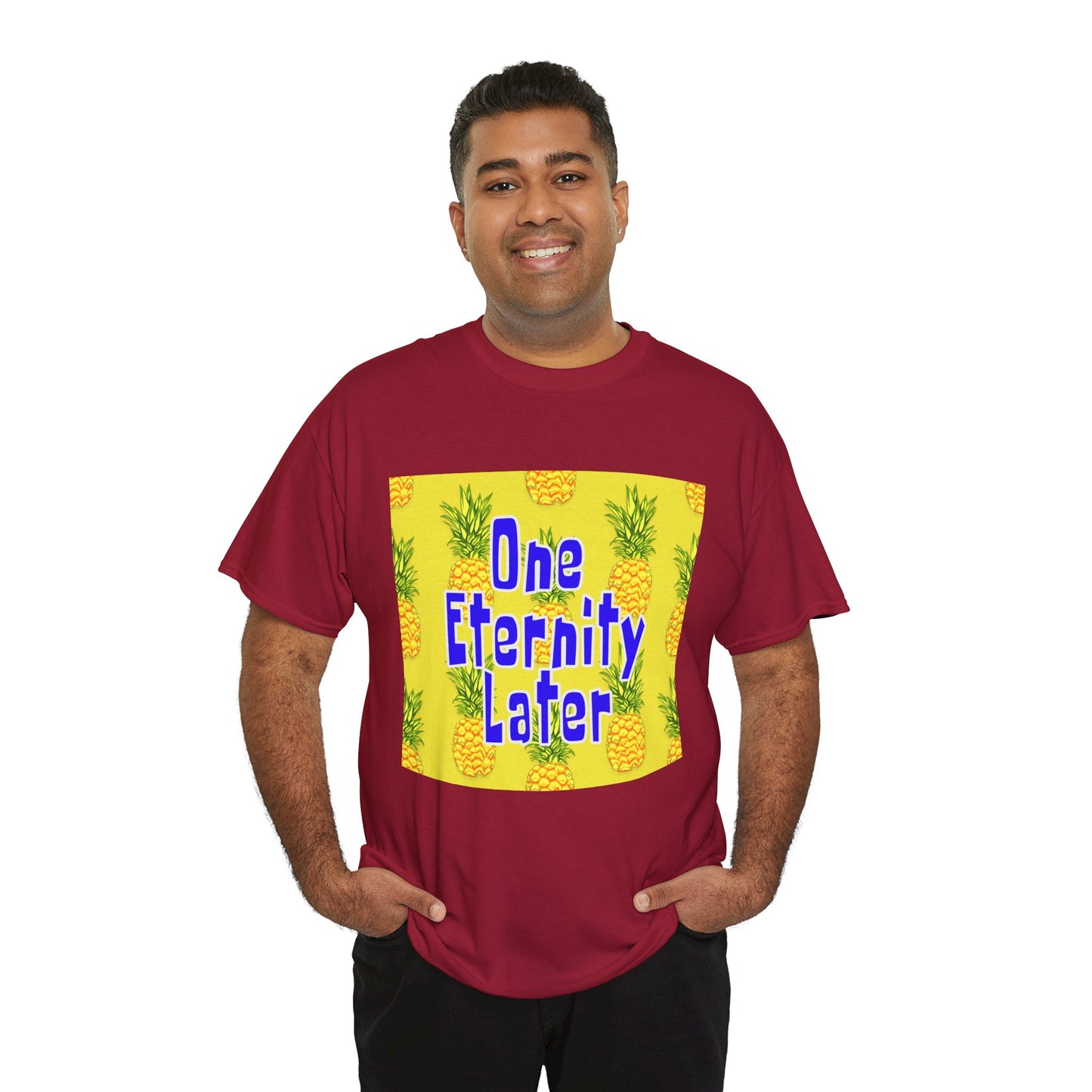 One Eternity Later, Unisex Heavy Cotton Tee, SpongeBob, cartoons, t-shirt, t-shirts, tshirt, png, funny, kids, GraphicTees