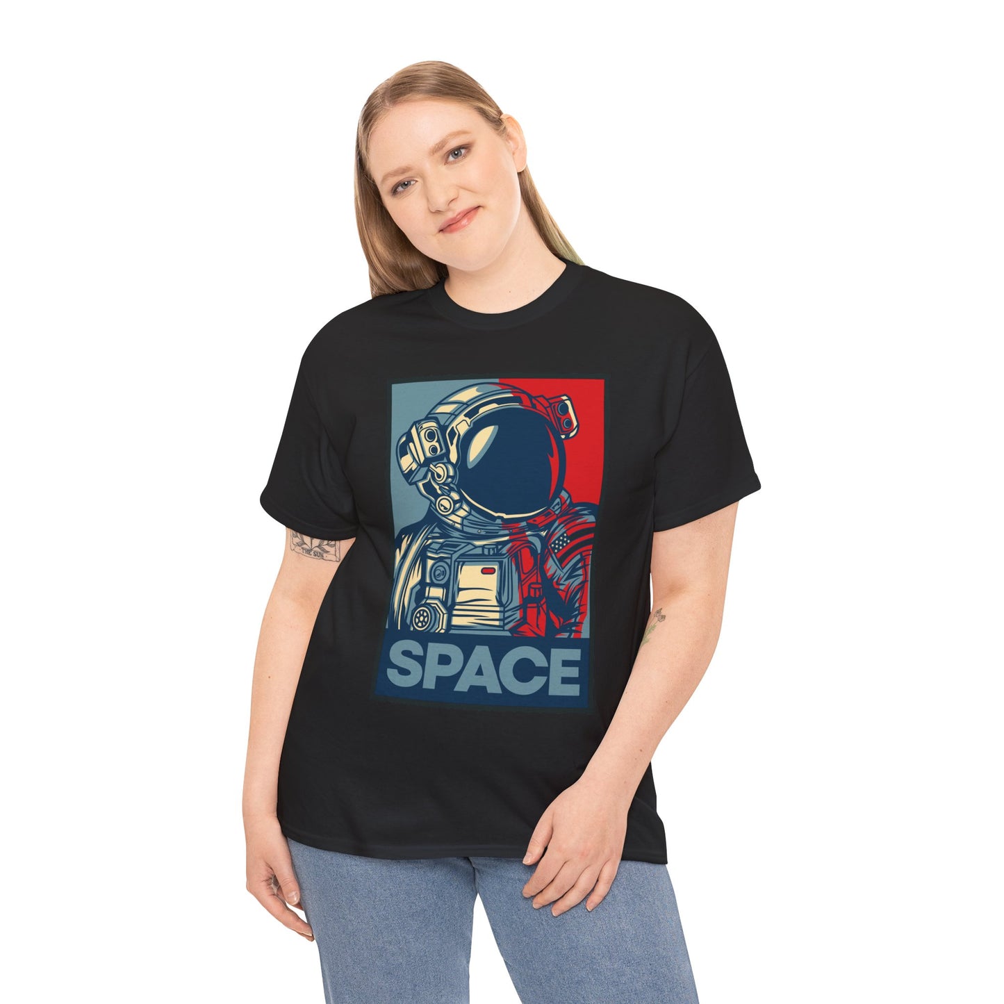 Space, Unisex Heavy Cotton Tee, Space Race Tee. spacex, t-shirt, tshirt, png