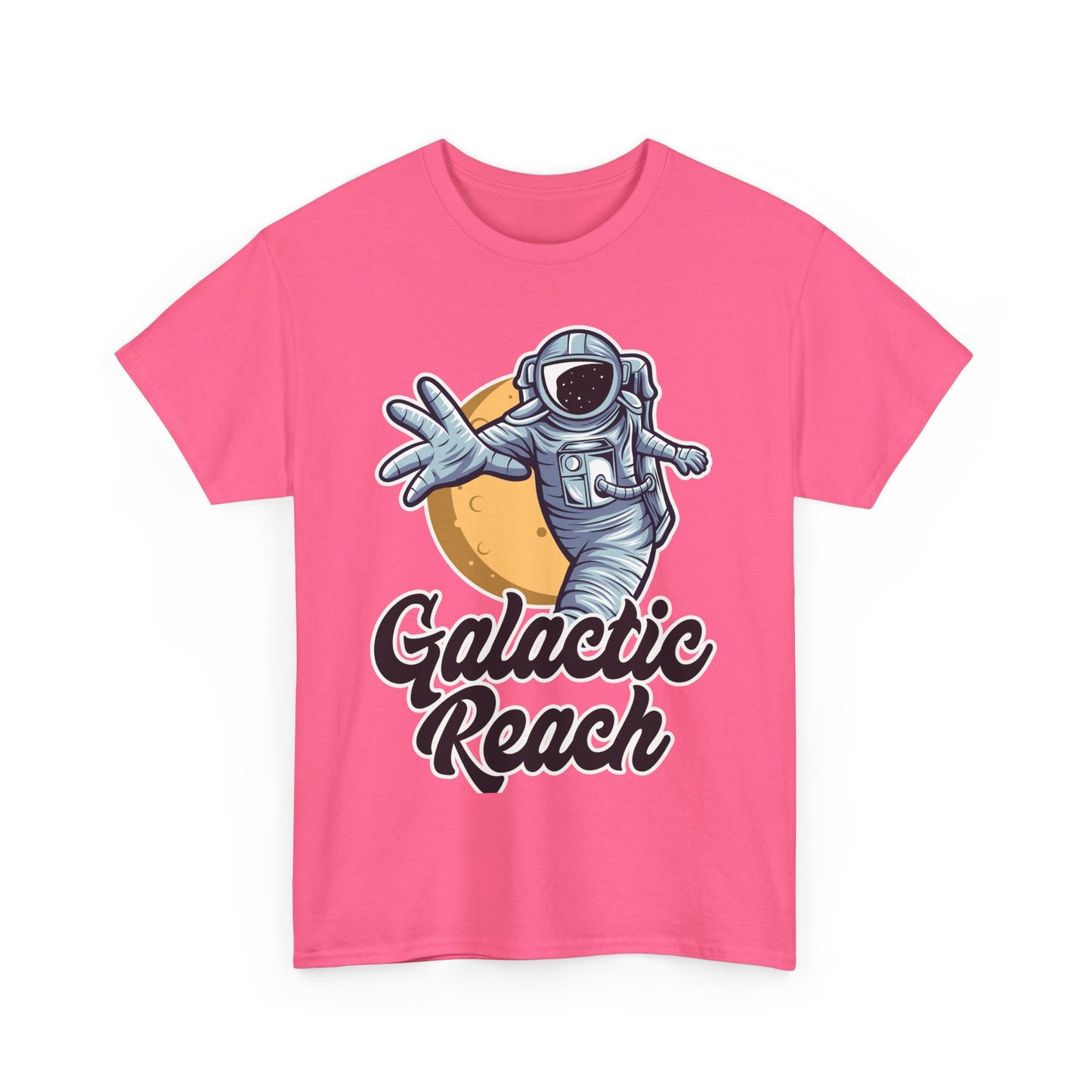 Galactic Reach, Astronaut, Unisex Heavy Cotton Tee, Express Delivery available, graphic design, png