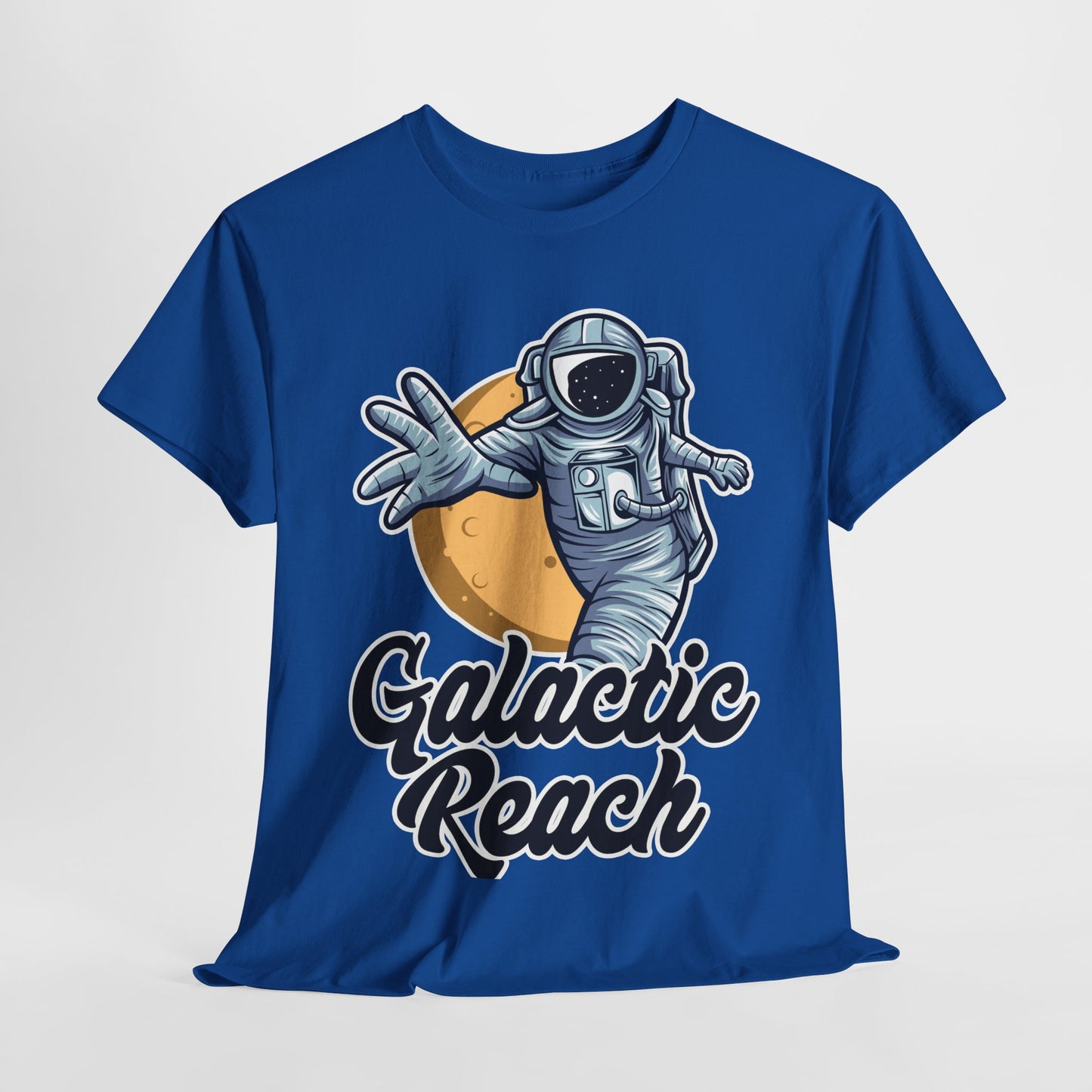 Galactic Reach, Astronaut, Unisex Heavy Cotton Tee, Express Delivery available, graphic design, png