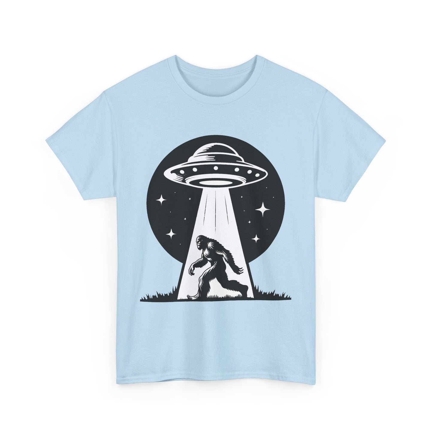 Bigfoot UFO Unisex Tee Graphic Design T-Shirt, GraphicTees, png, sublimation