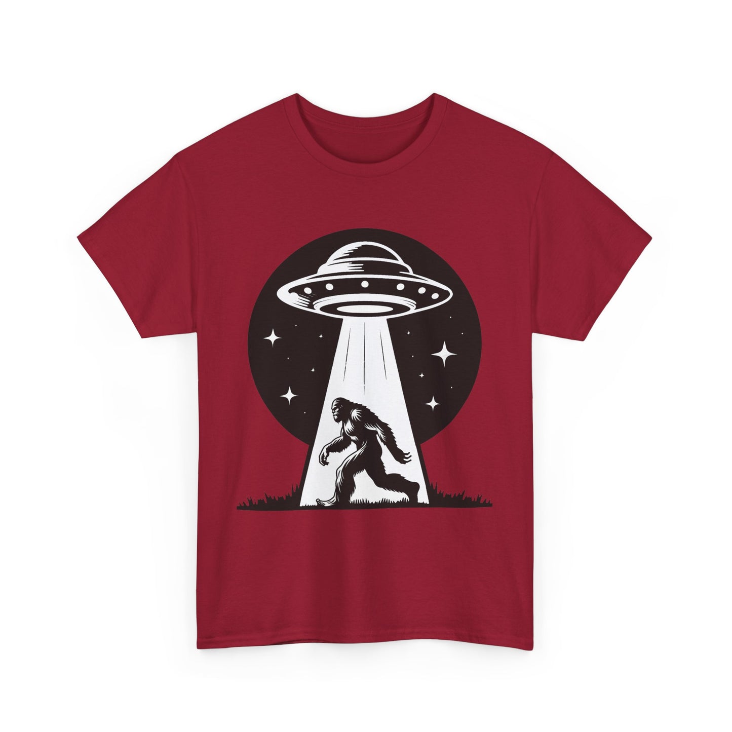 Bigfoot UFO Unisex Tee Graphic Design T-Shirt, GraphicTees, png, sublimation