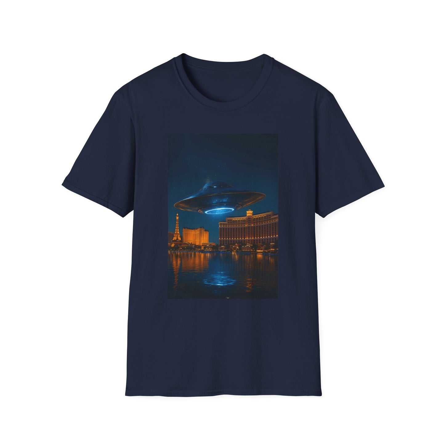 Mysterious UFO Over Vegas Unisex T-Shirt