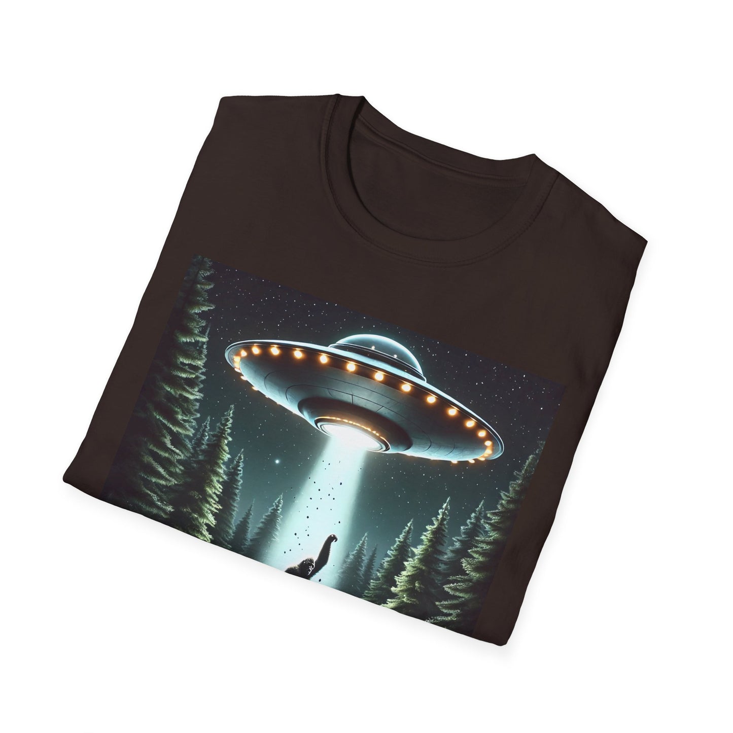 Funny UFO Abduction Unisex T-Shirt, Alien Theme Tee, Gift for Sci-Fi Lovers, Cool Graphic Shirt, Quirky Apparel, Unique Vintage Style