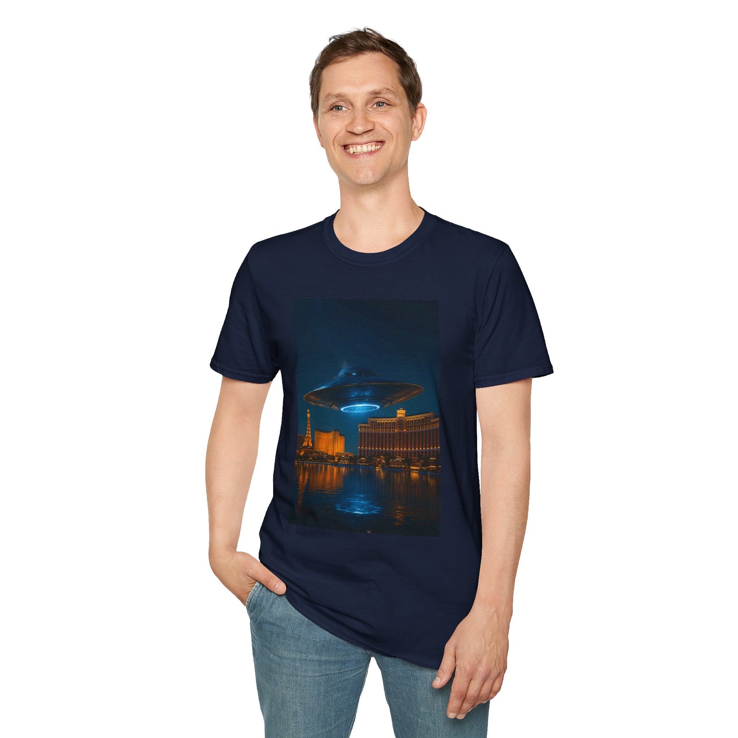 Mysterious UFO Over Vegas Unisex T-Shirt
