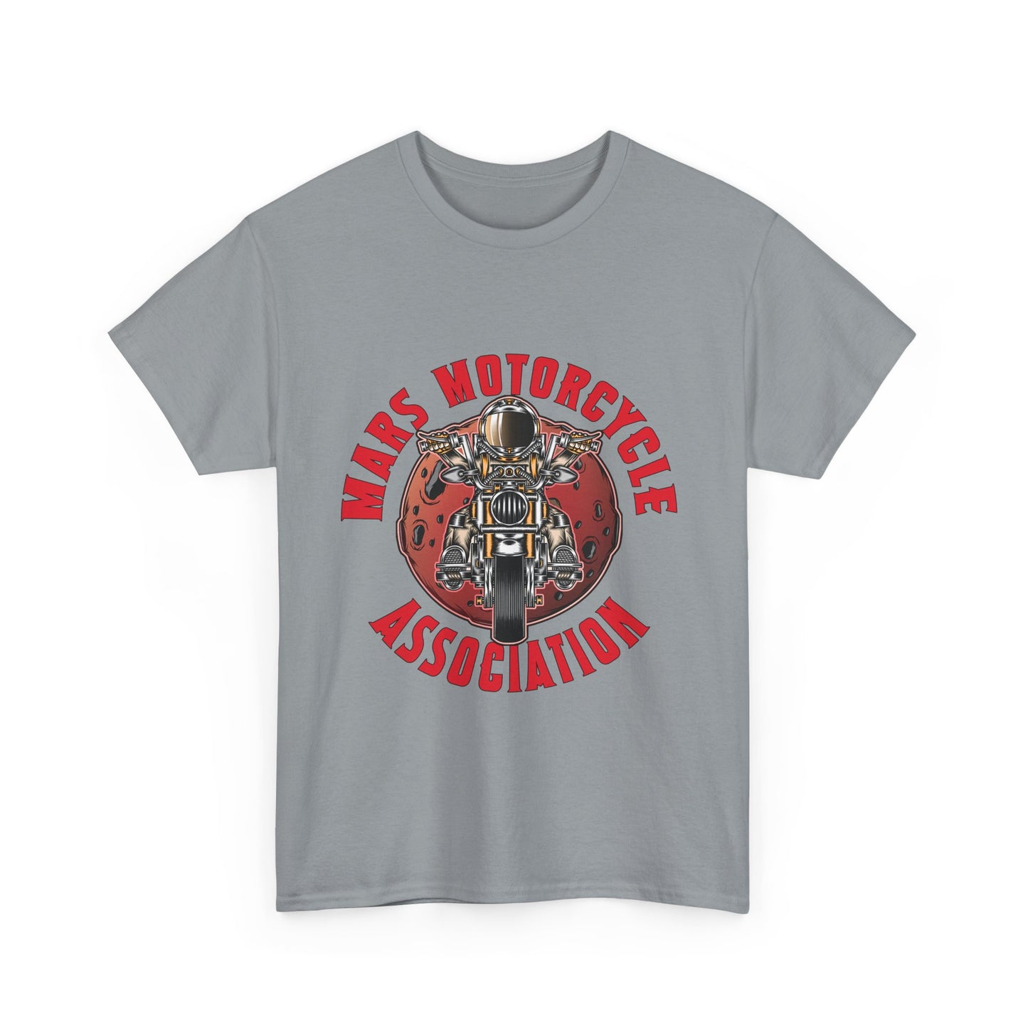 Mars Motorcycle Association Unisex Heavy Cotton Tee - Perfect Gift for Bikers