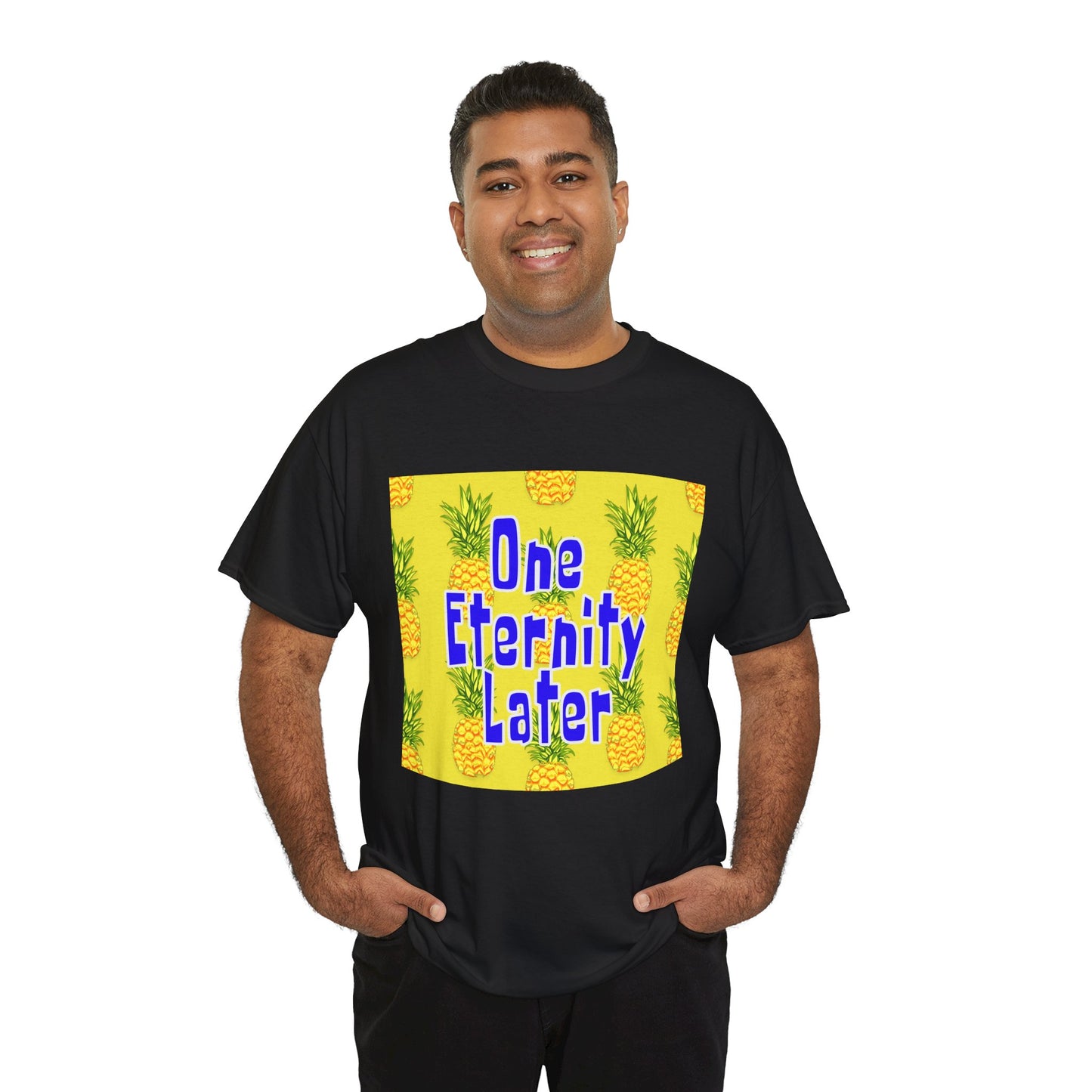 One Eternity Later, Unisex Heavy Cotton Tee, SpongeBob, cartoons, t-shirt, t-shirts, tshirt, png, funny, kids, GraphicTees