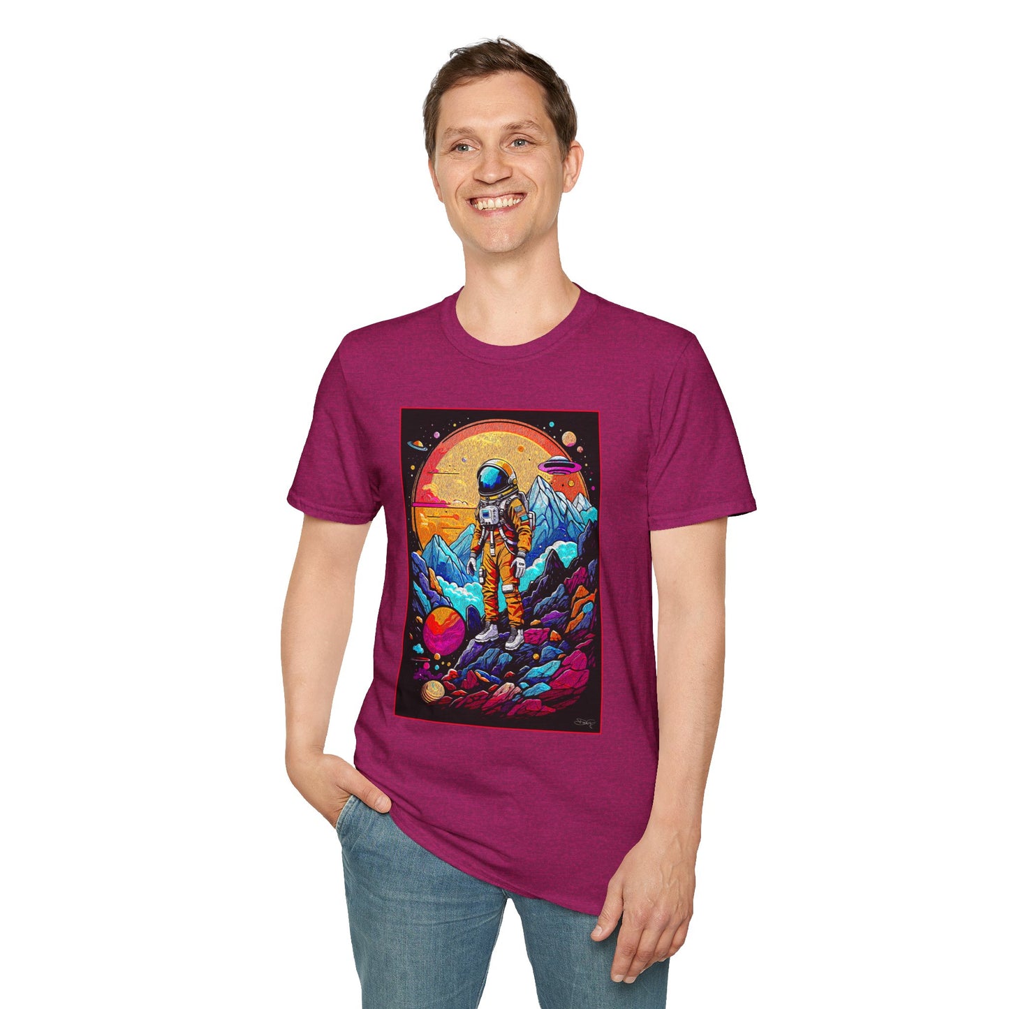 Astronaut Adventure T-Shirt | Cosmic Space Tee, Unisex Graphic Shirt, Gift for Space Lovers, Festival Wear, Outer Space Design