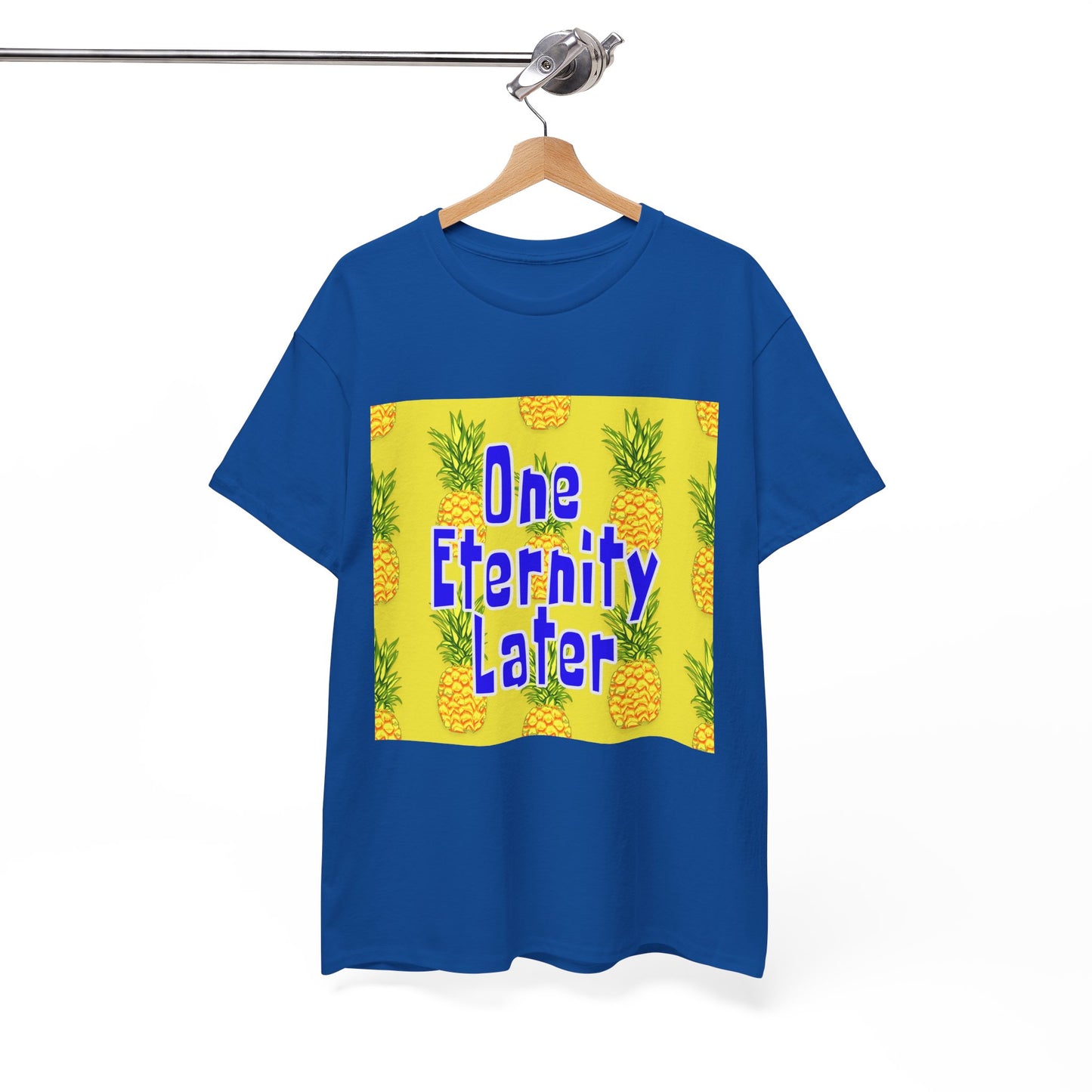 One Eternity Later, Unisex Heavy Cotton Tee, SpongeBob, cartoons, t-shirt, t-shirts, tshirt, png, funny, kids, GraphicTees