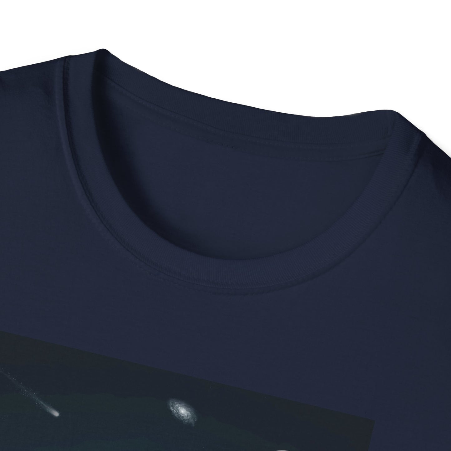 Cosmic Vibes Unisex T-Shirt - UFO & Moon Design, Relaxed Fit Tee for Space Lovers, Gift for Sci-Fi Fans, Casual Wear, Everyday Essentials, t-shirt, tshirt, png