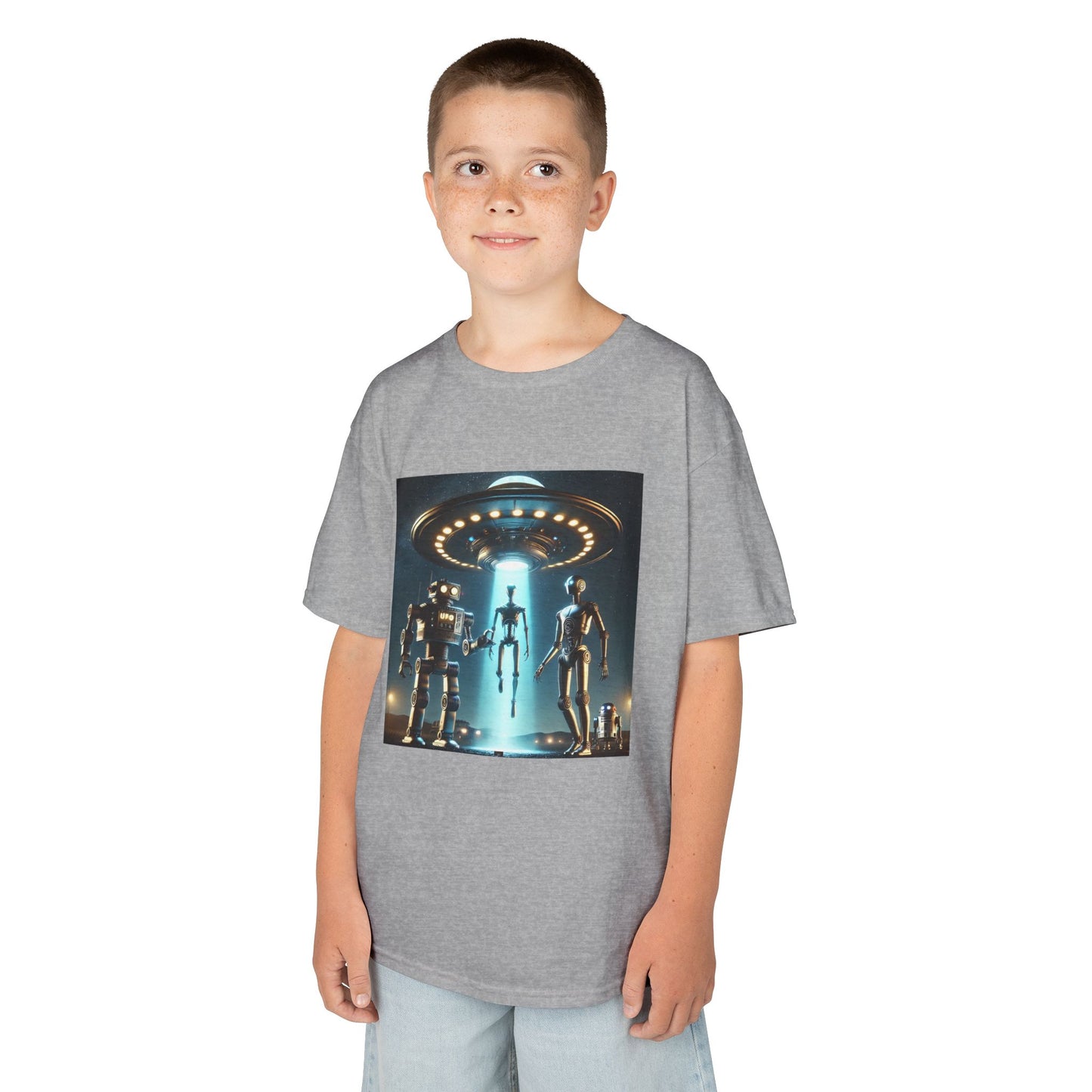 Alien Encounter Kids Tee, Fun Graphic Tee for Young Explorers, Perfect for Birthdays, Space Lovers, Casual Wear, Gift Idea