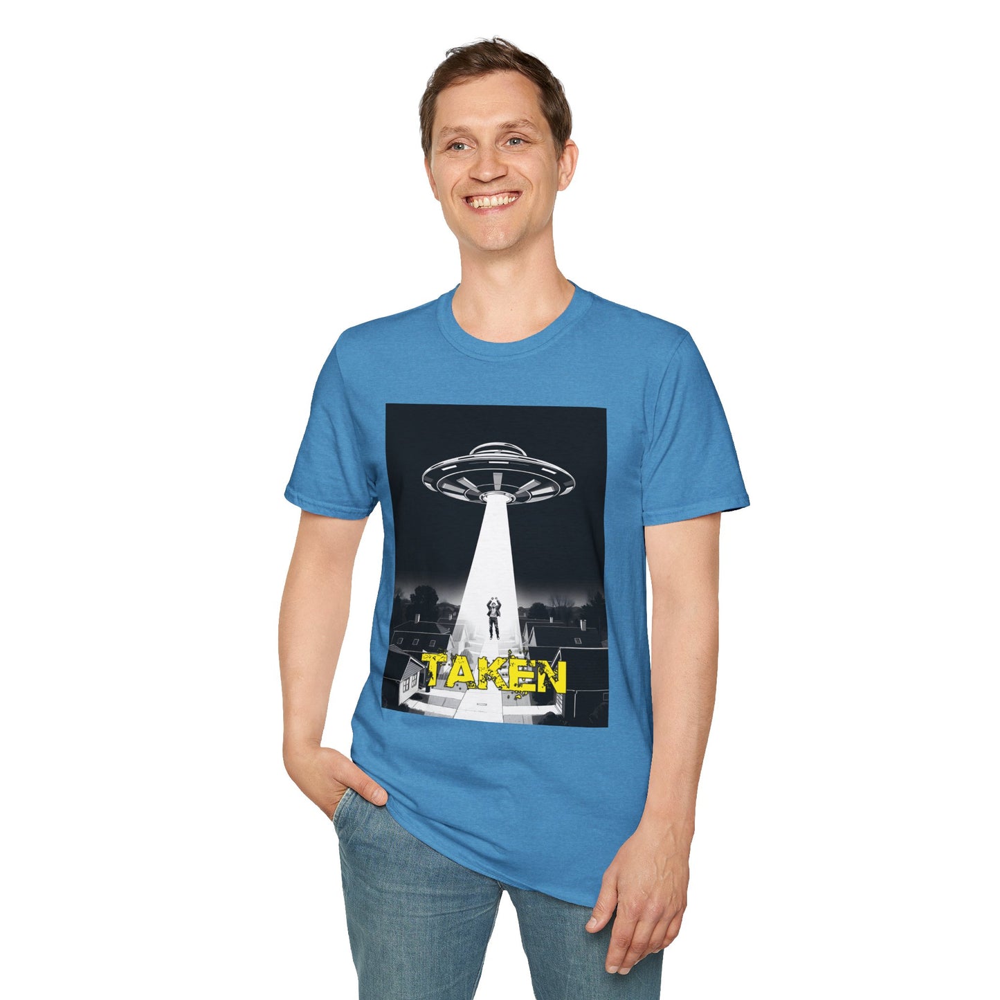 Taken 2, Alien Abduction, T-Shirt, UFO Lovers Tee, Sci-Fi Graphic, Unisex Casual Wear, Gift for Space Enthusiasts, graphic tees, t-shirts