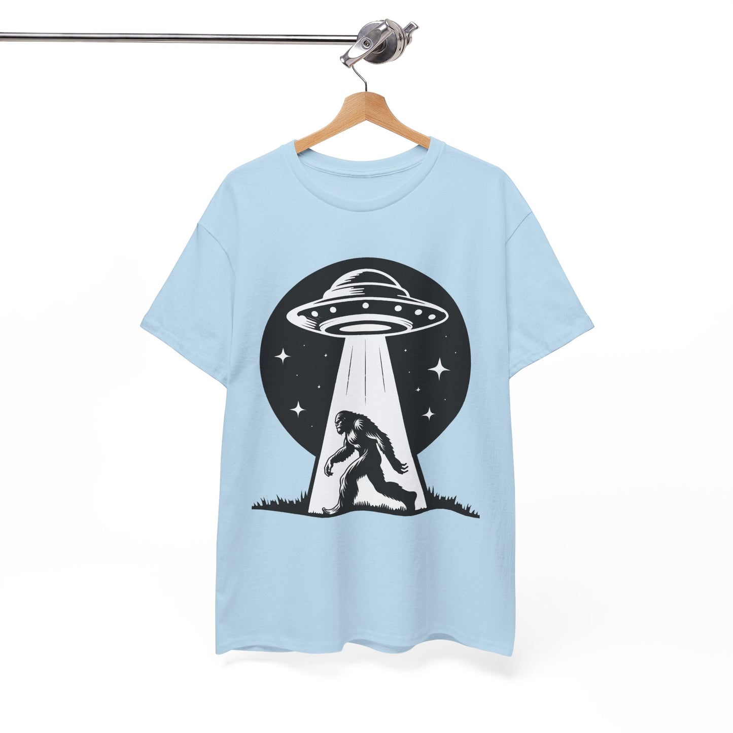 Bigfoot UFO Unisex Tee Graphic Design T-Shirt, GraphicTees, png, sublimation