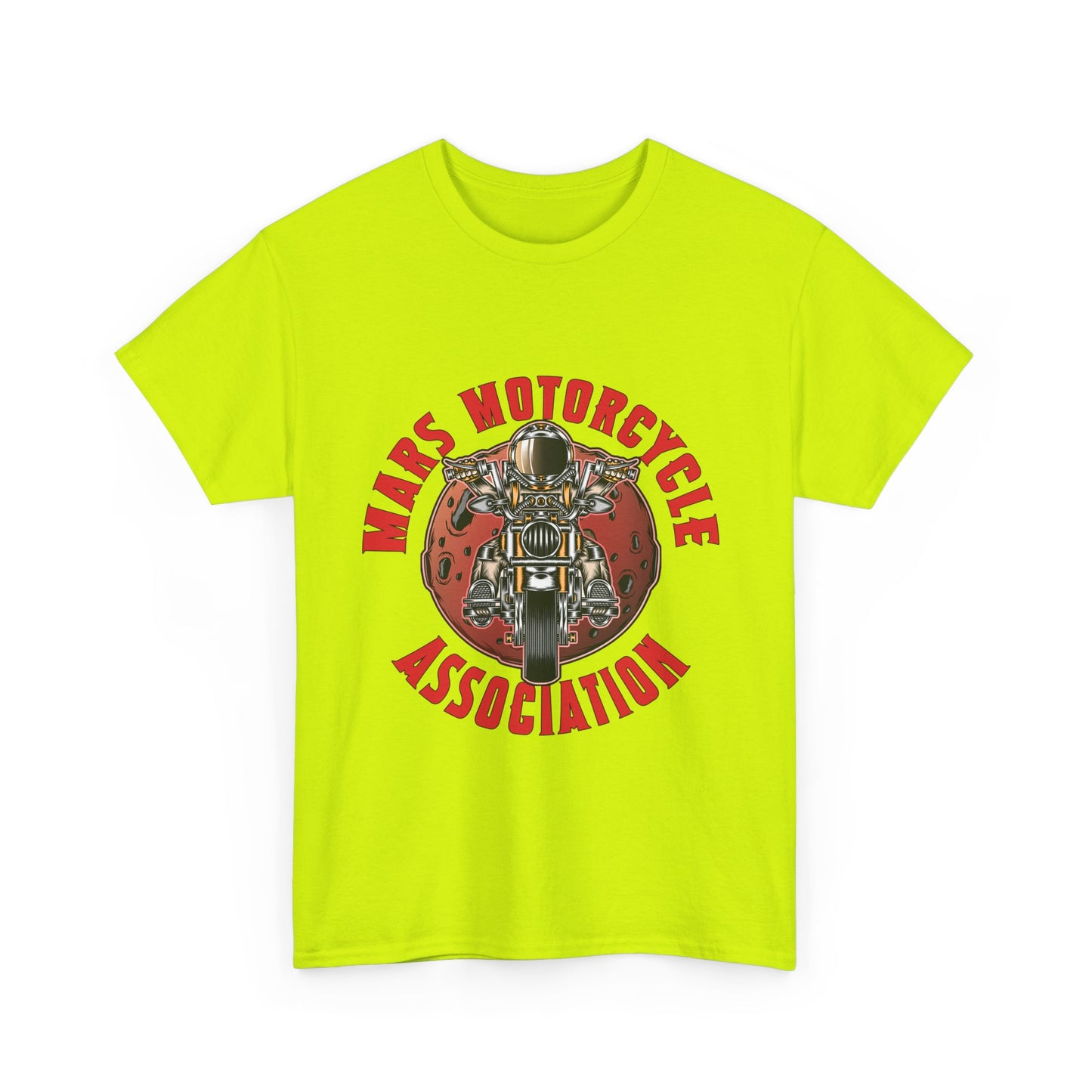 Mars Motorcycle Association Unisex Heavy Cotton Tee - Perfect Gift for Bikers