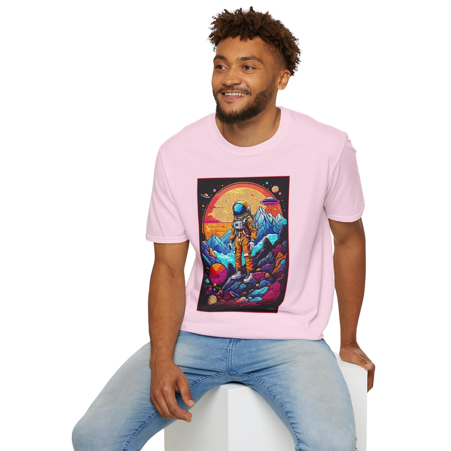 Astronaut Adventure T-Shirt | Cosmic Space Tee, Unisex Graphic Shirt, Gift for Space Lovers, Festival Wear, Outer Space Design