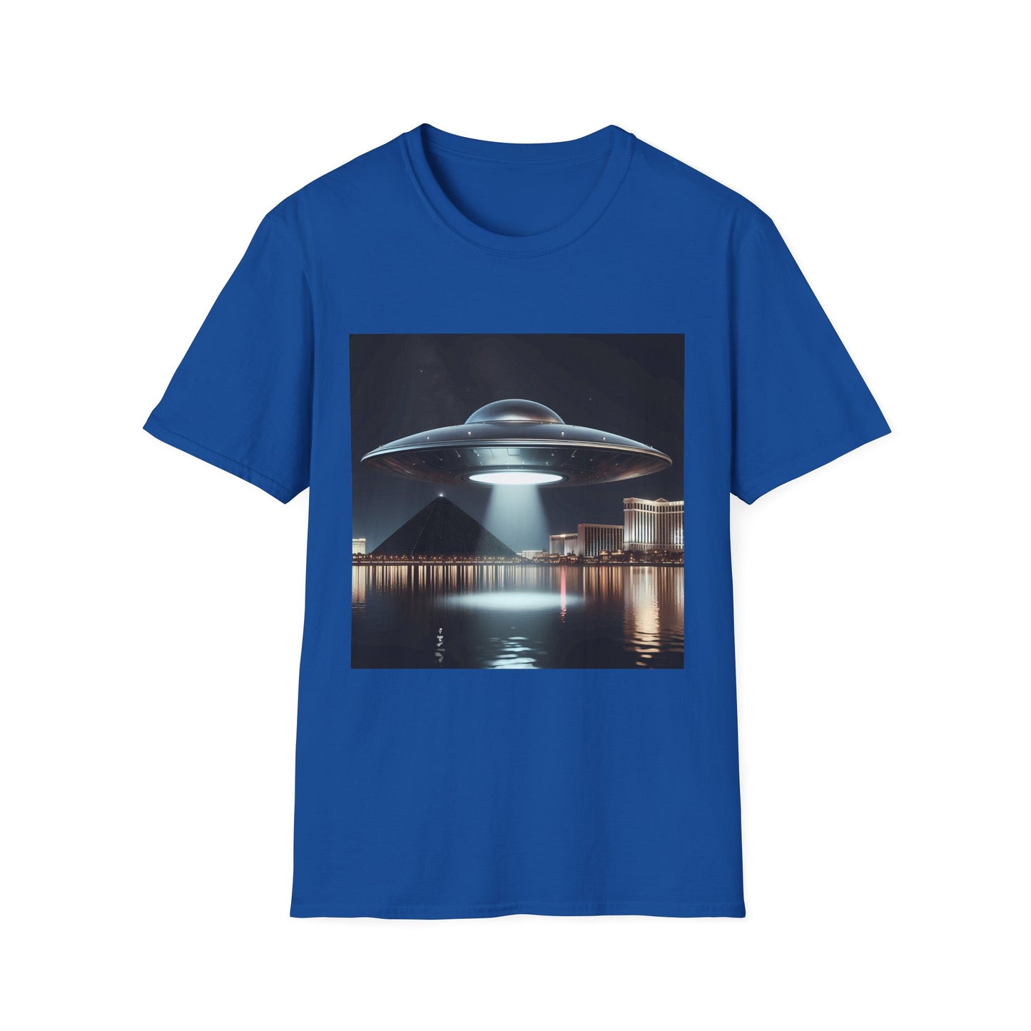 Vintage UFO Graphic Unisex T-Shirt, Retro Tee for Sci-Fi Lovers, Gift for Space Enthusiasts, Cool Alien Design, Unique Casual Wear