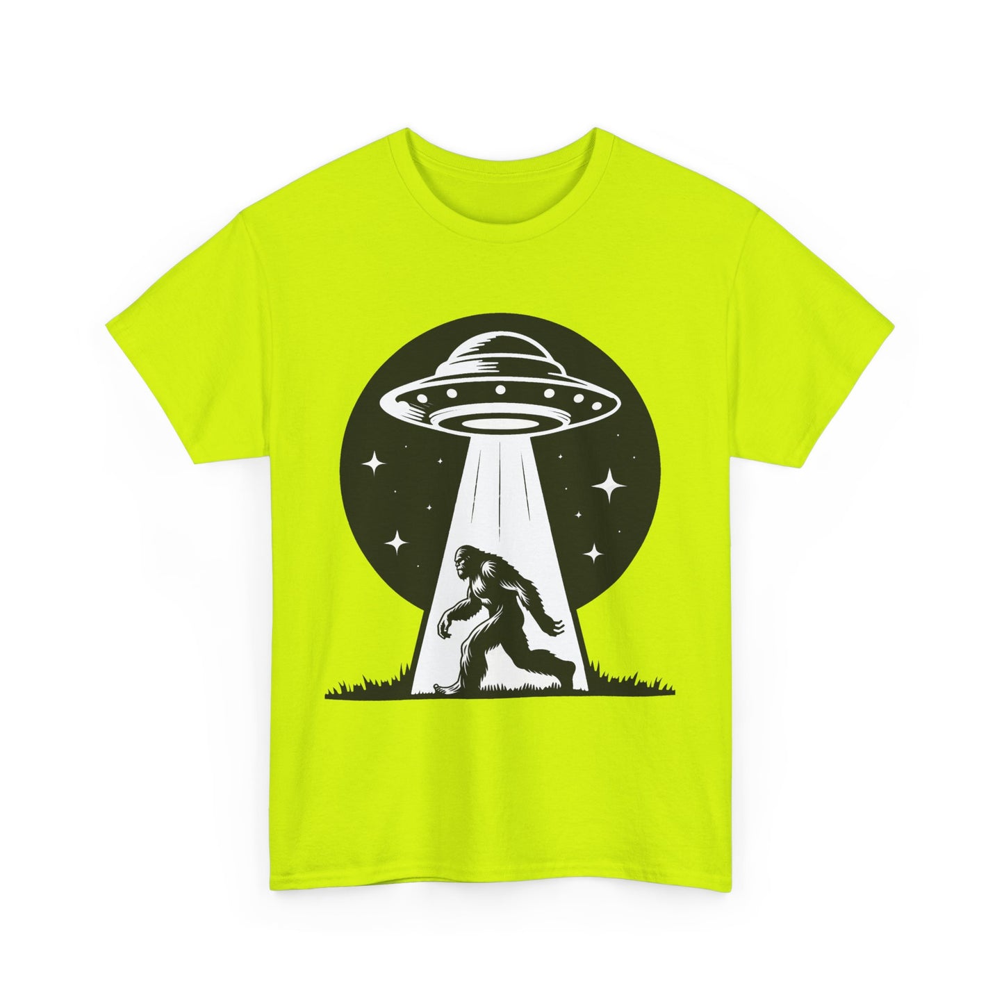 Bigfoot UFO Unisex Tee Graphic Design T-Shirt, GraphicTees, png, sublimation