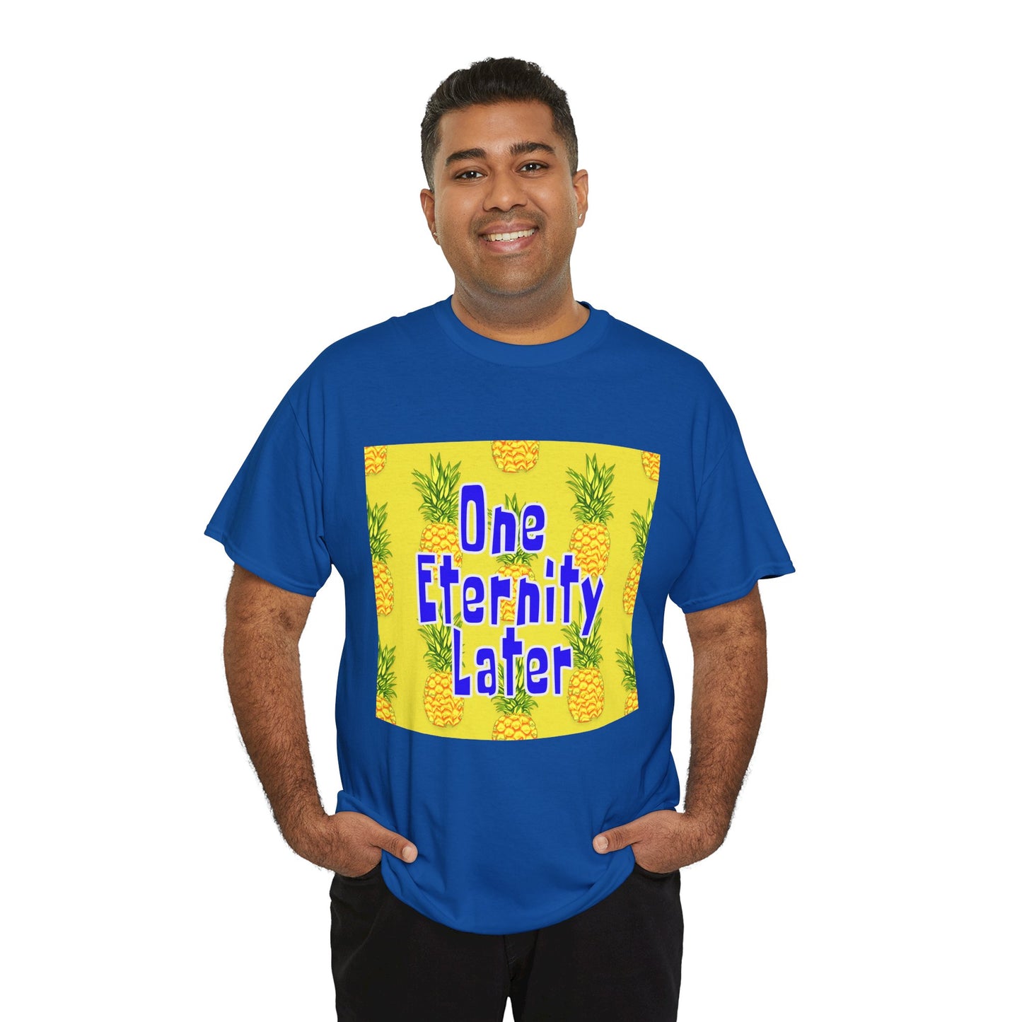 One Eternity Later, Unisex Heavy Cotton Tee, SpongeBob, cartoons, t-shirt, t-shirts, tshirt, png, funny, kids, GraphicTees