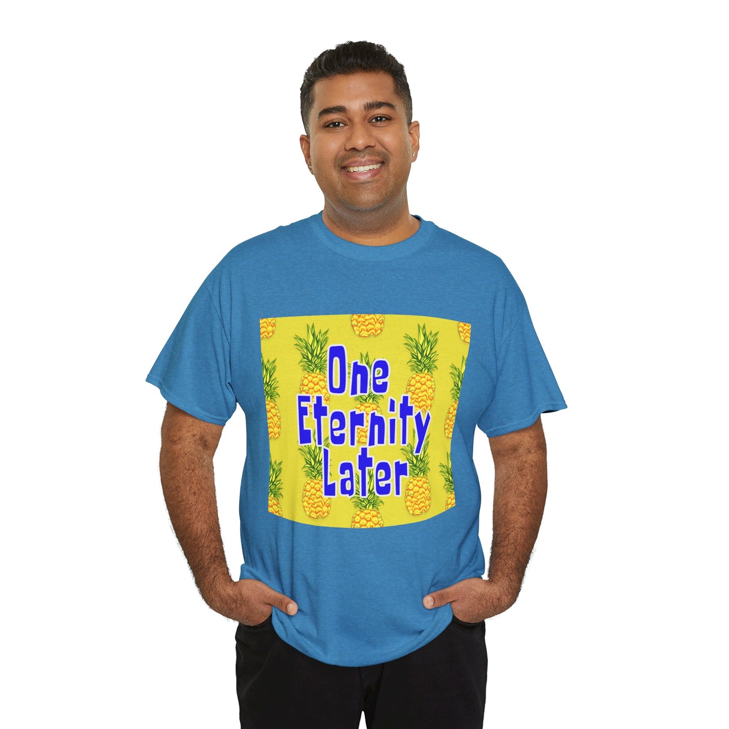 One Eternity Later, Unisex Heavy Cotton Tee, SpongeBob, cartoons, t-shirt, t-shirts, tshirt, png, funny, kids, GraphicTees