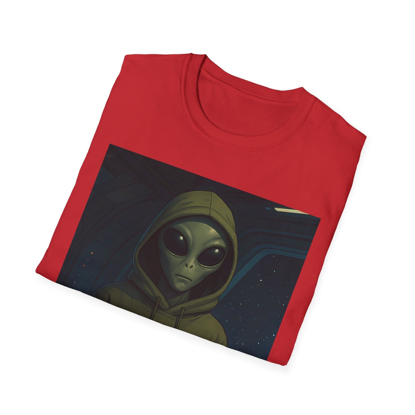 Humans Are Not Real, Alien Humor Unisex T-Shirt, Funny Graphic Tee, Space Lover Gift, Casual Wear, Gift for Nerds, Quirky Statement Shirt