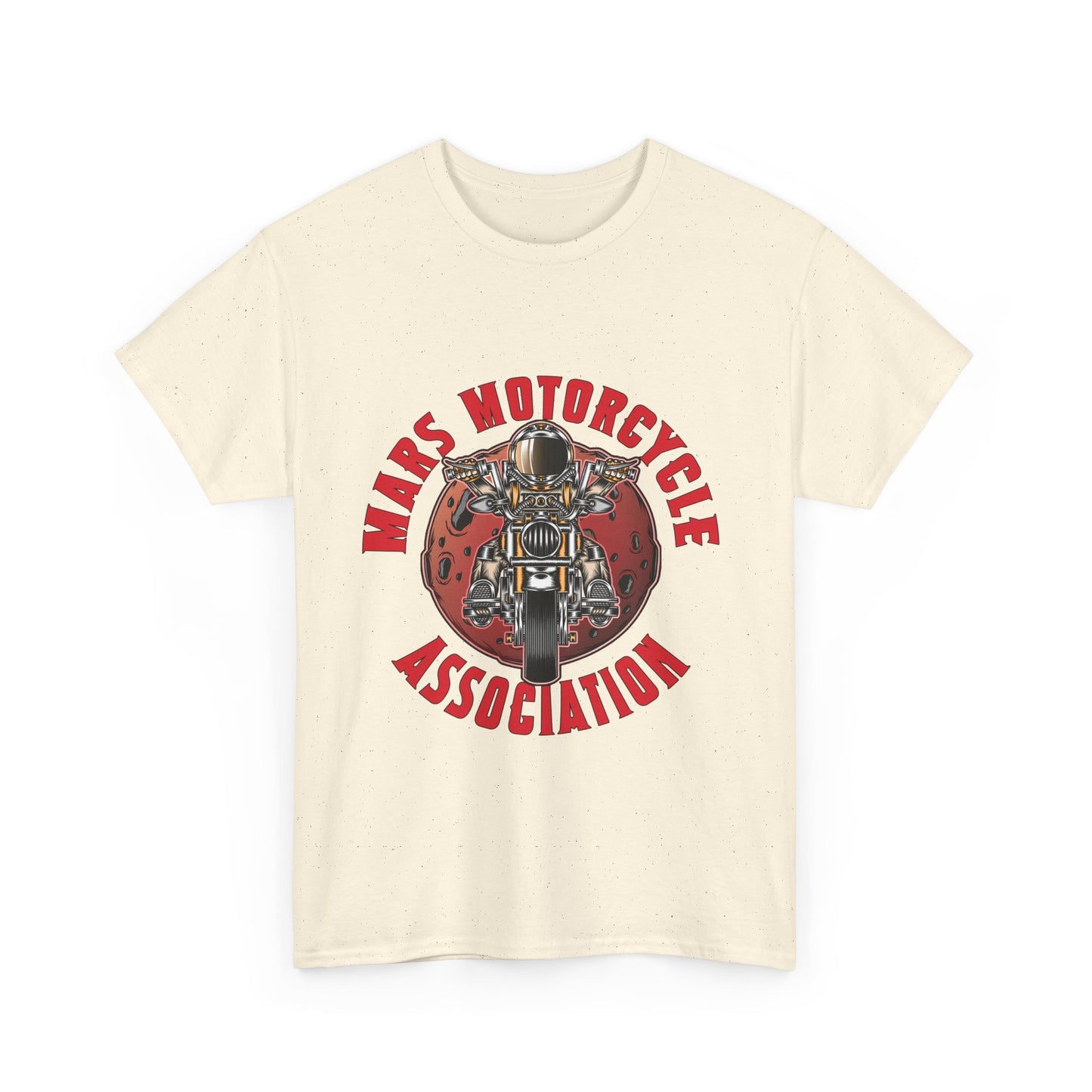 Mars Motorcycle Association Unisex Heavy Cotton Tee - Perfect Gift for Bikers