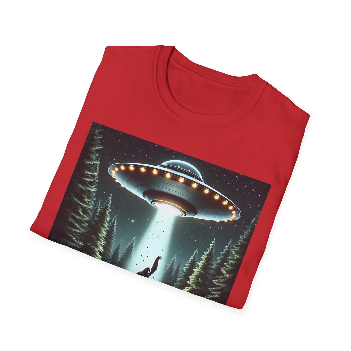 Funny UFO Abduction Unisex T-Shirt, Alien Theme Tee, Gift for Sci-Fi Lovers, Cool Graphic Shirt, Quirky Apparel, Unique Vintage Style
