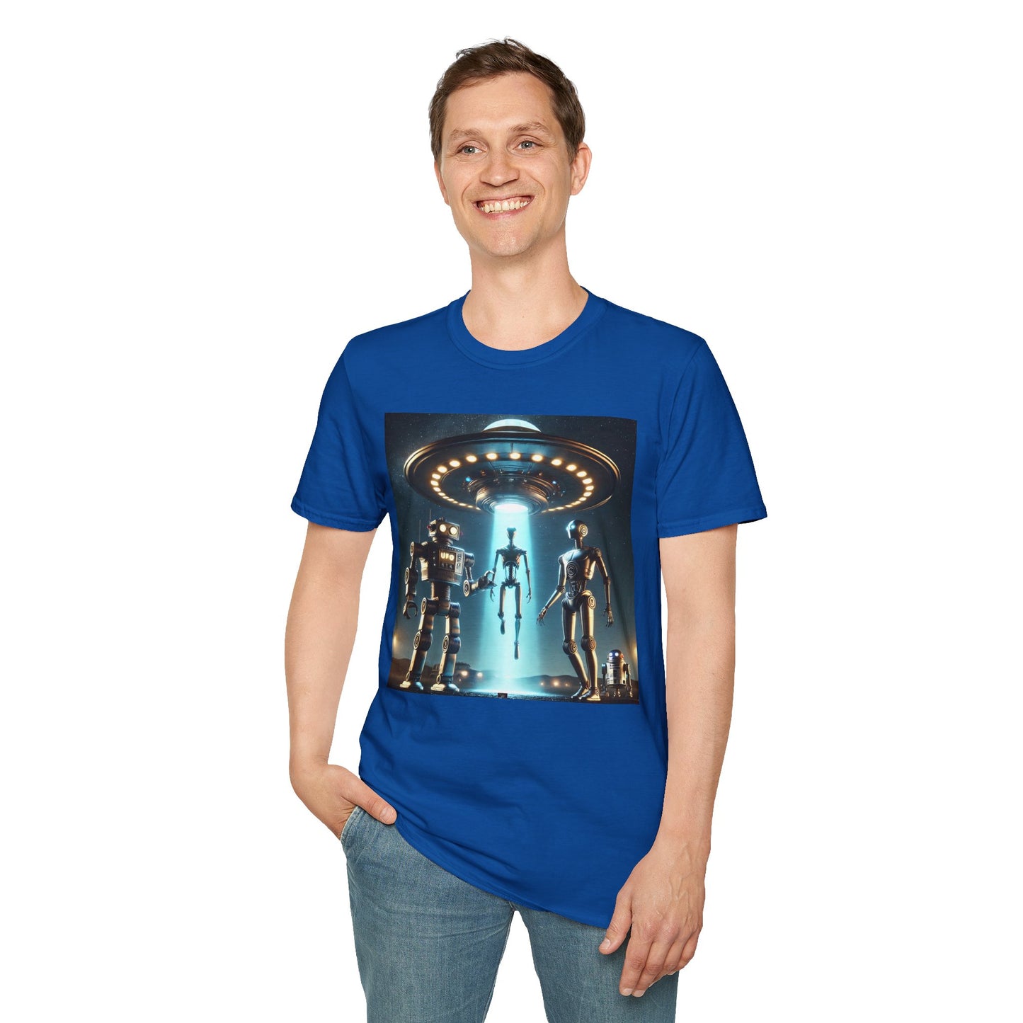 Retro Sci-Fi Unisex T-Shirt, Alien Design Shirt, Gift for Space Lovers, Cool Graphic Tee, Perfect for Sci-Fi Fans, Casual Wear