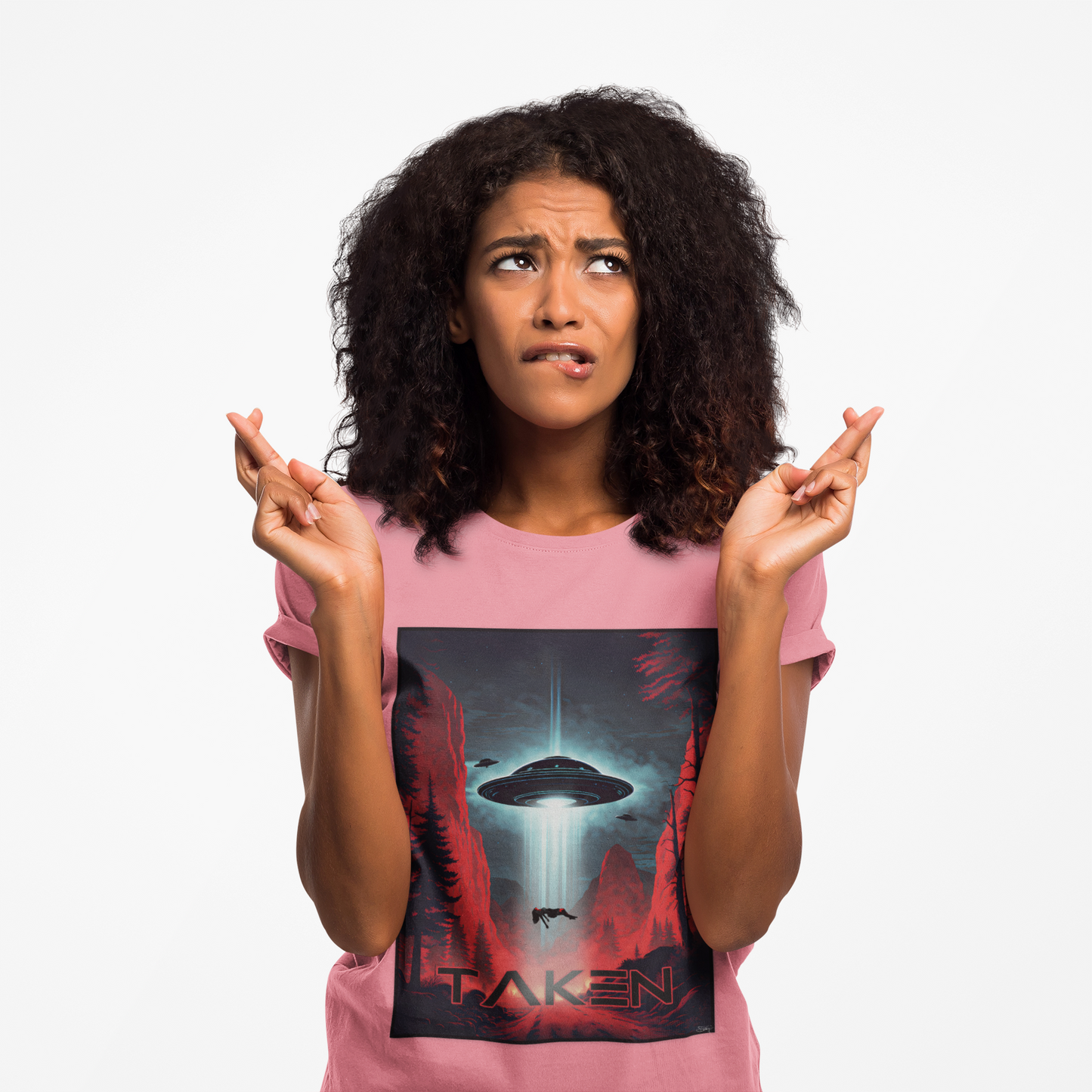 Taken, Unisex Heavy Cotton Tee, UFO inspired t-shirt, graphic design, art, png, t-shirts, tshirts, tee