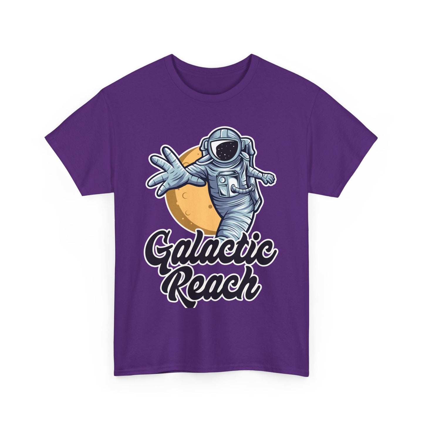 Galactic Reach, Astronaut, Unisex Heavy Cotton Tee, Express Delivery available, graphic design, png