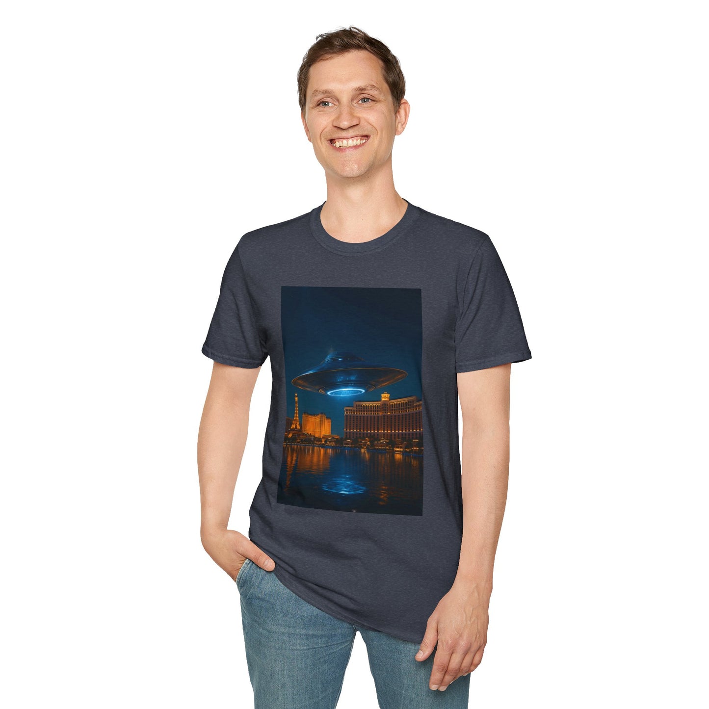 Mysterious UFO Over Vegas Unisex T-Shirt