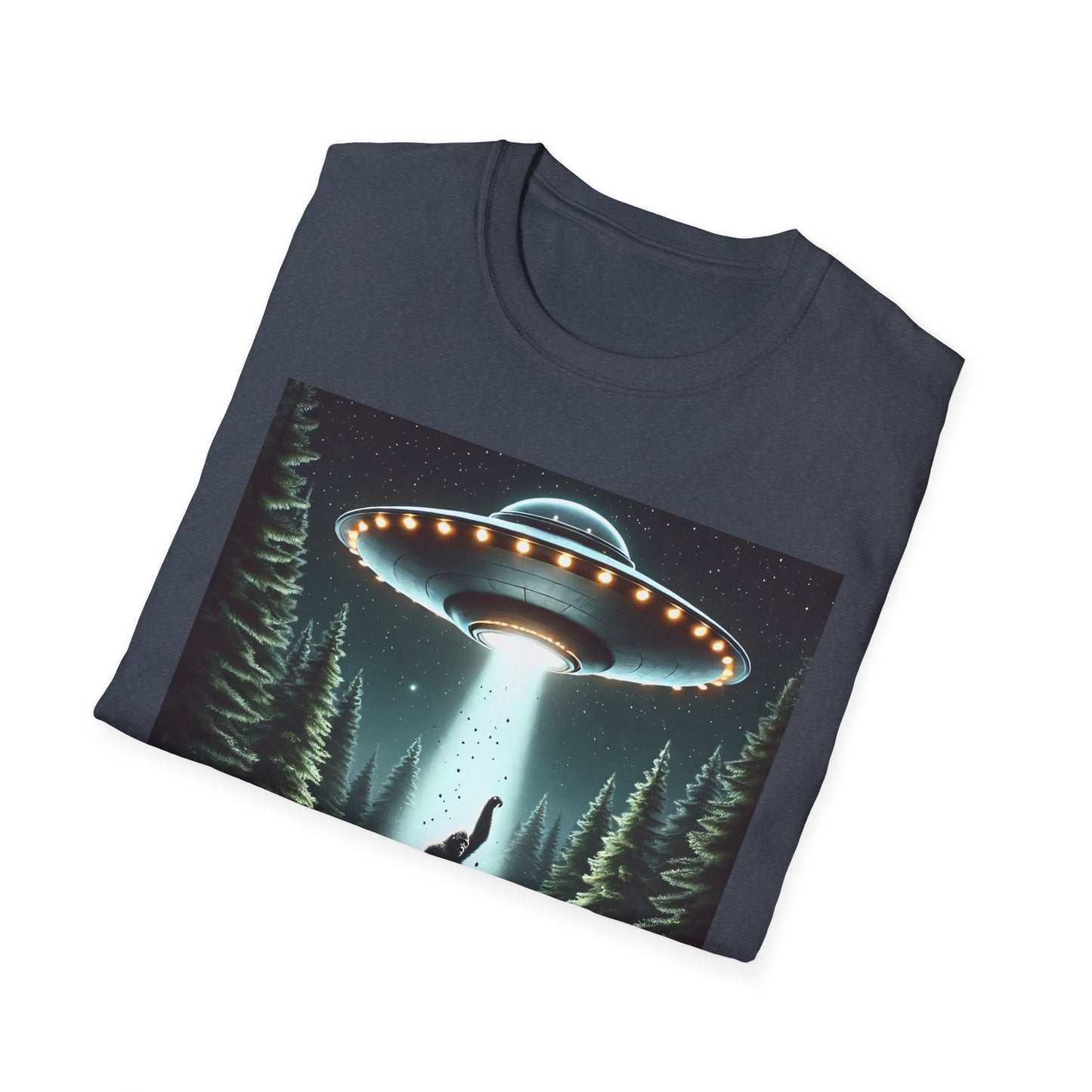 Funny UFO Abduction Unisex T-Shirt, Alien Theme Tee, Gift for Sci-Fi Lovers, Cool Graphic Shirt, Quirky Apparel, Unique Vintage Style
