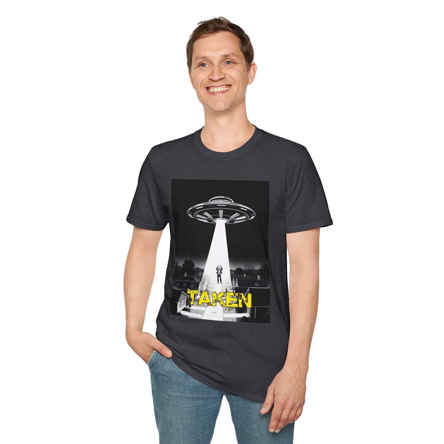 Taken 2, Alien Abduction, T-Shirt, UFO Lovers Tee, Sci-Fi Graphic, Unisex Casual Wear, Gift for Space Enthusiasts, graphic tees, t-shirts